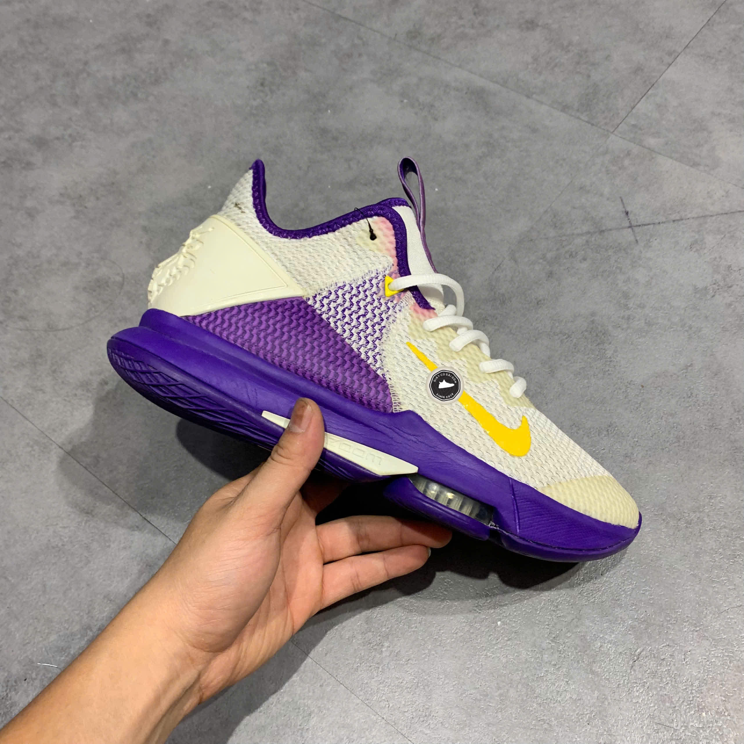Giày 2hand LeBron Witness 4 EP 'Lakers' CD0188-100 SIZE 42 pvn16592