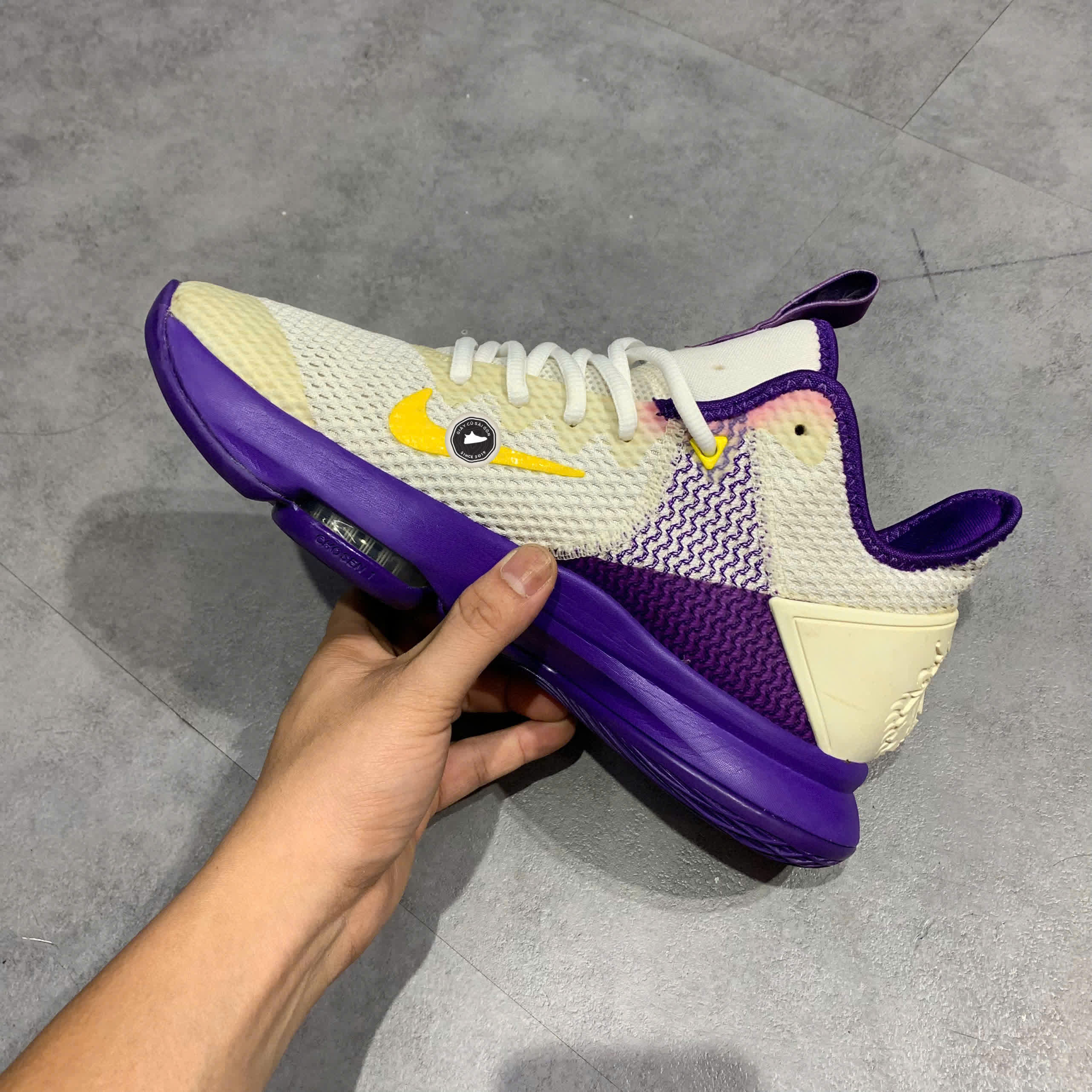 Giày 2hand LeBron Witness 4 EP 'Lakers' CD0188-100 SIZE 42 pvn16592