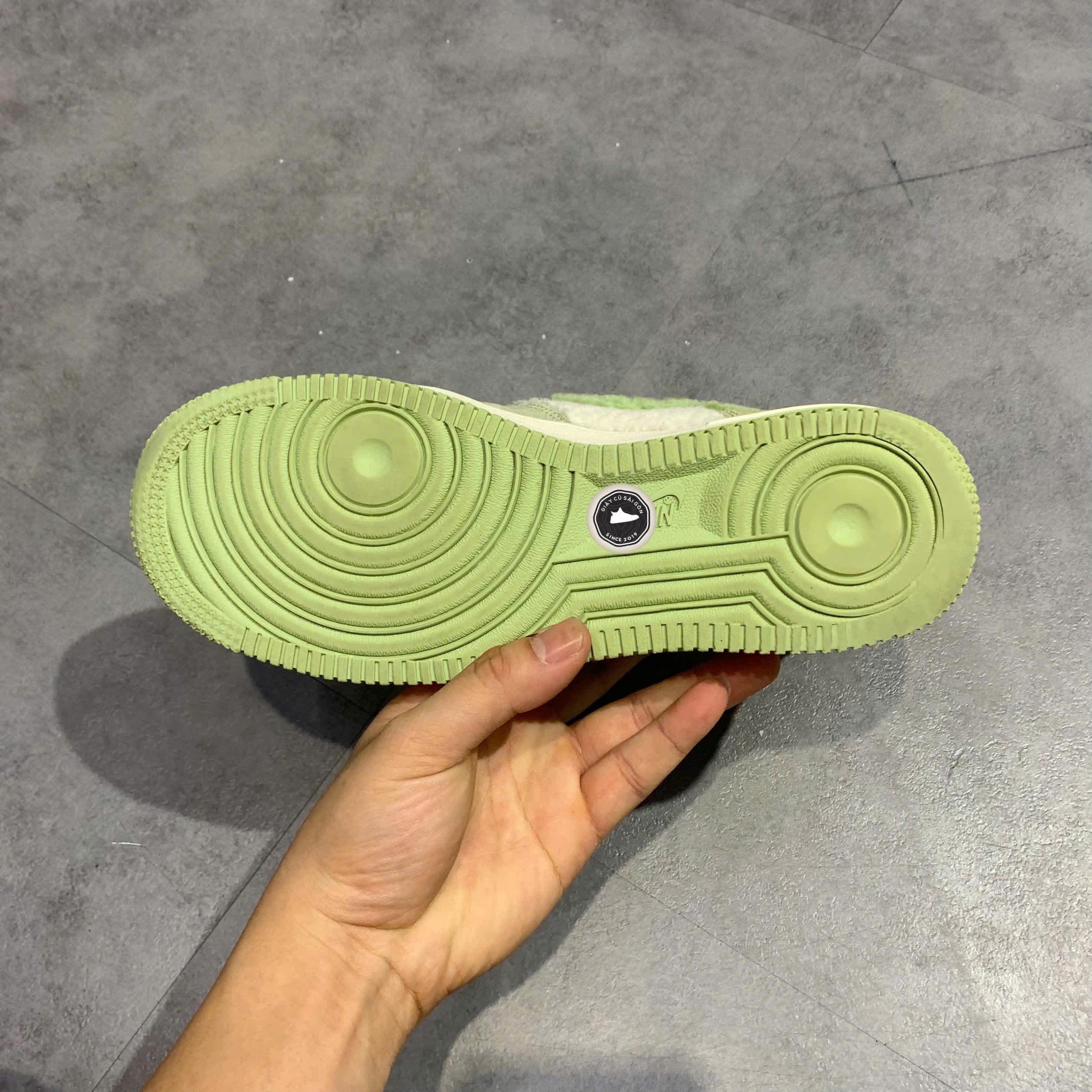 Giày 2hand Air Force 1 'Fleece Honeydew' FB1872-030 SIZE 38 pvn17211