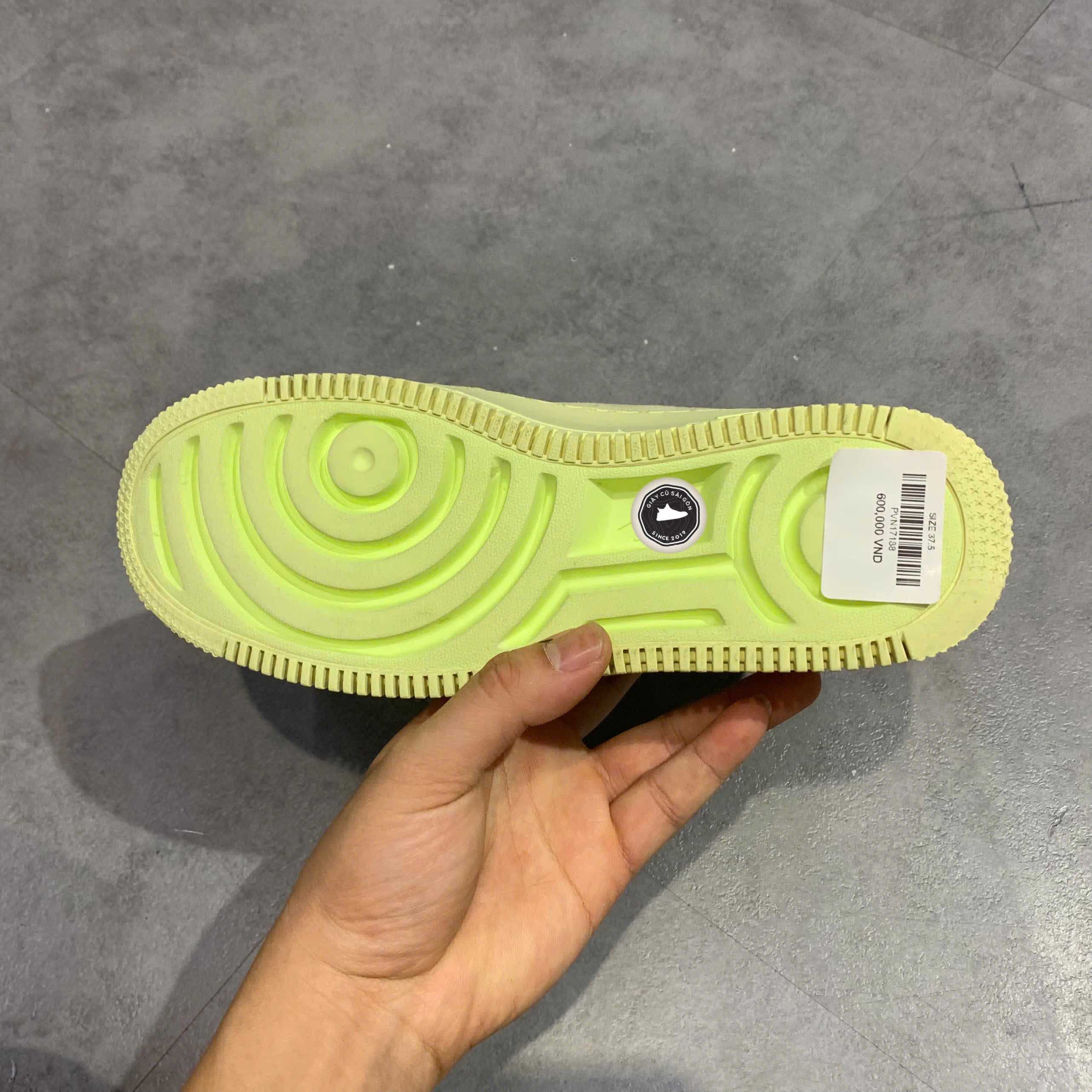 Giày 2hand 1 Sage Xx Sneakers Shoes Yellow A01215-300 SIZE 37.5 pvn17188