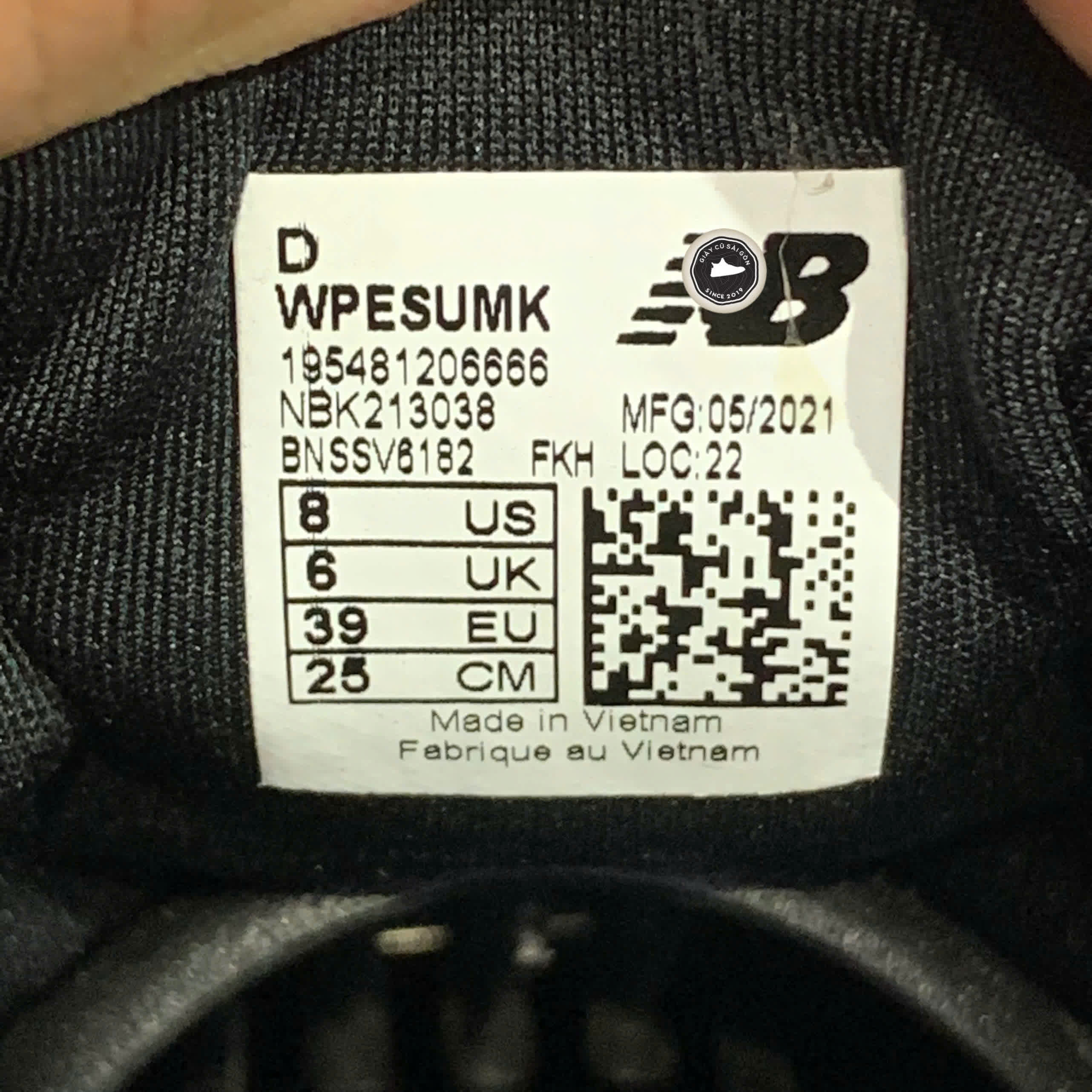 Giày 2hand Balance Cushioning WPESUMK SIZE 39 pvn17203