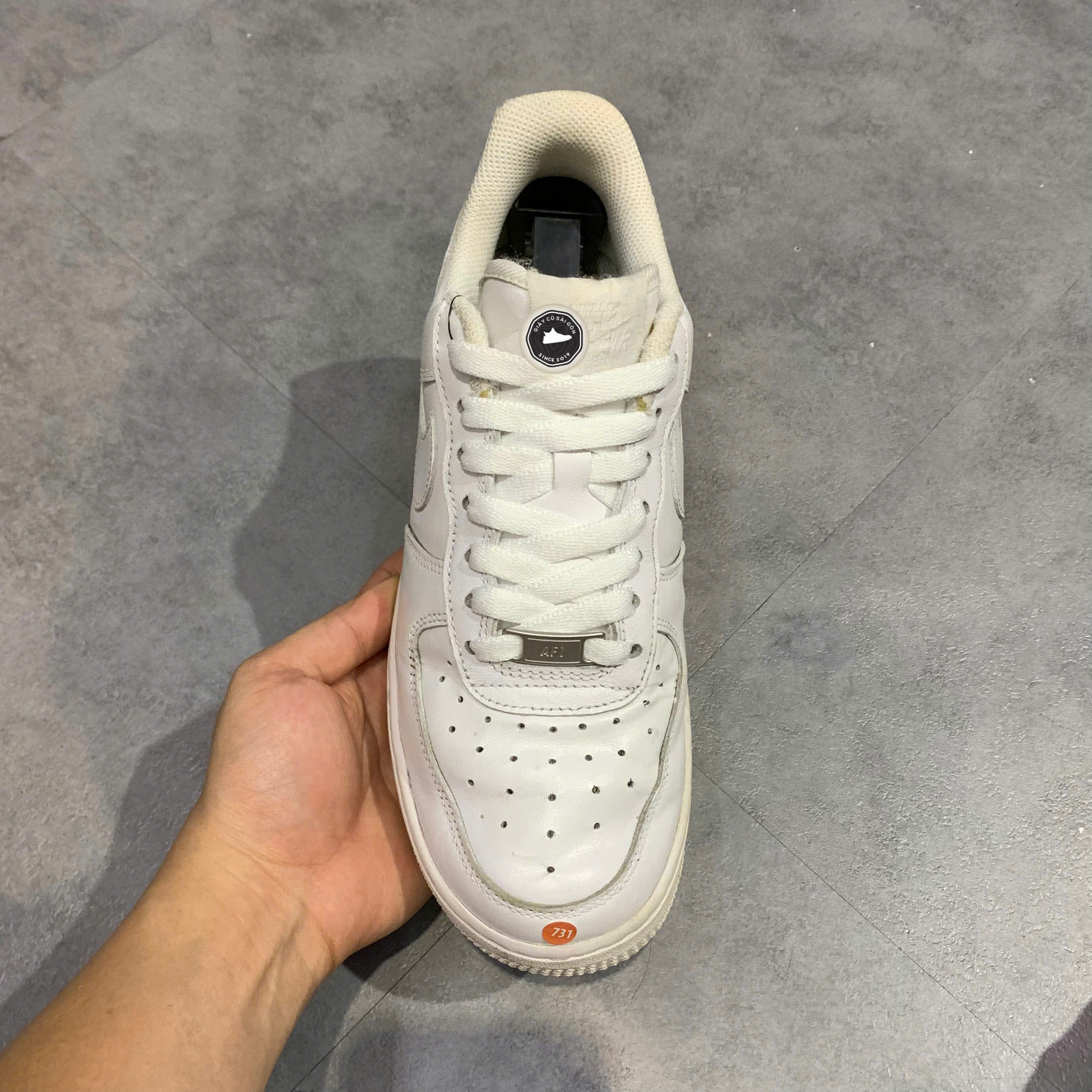 Giày 2hand Air Force 1 07 Triple White CW2288-111 SIZE 38.5 pvn17244