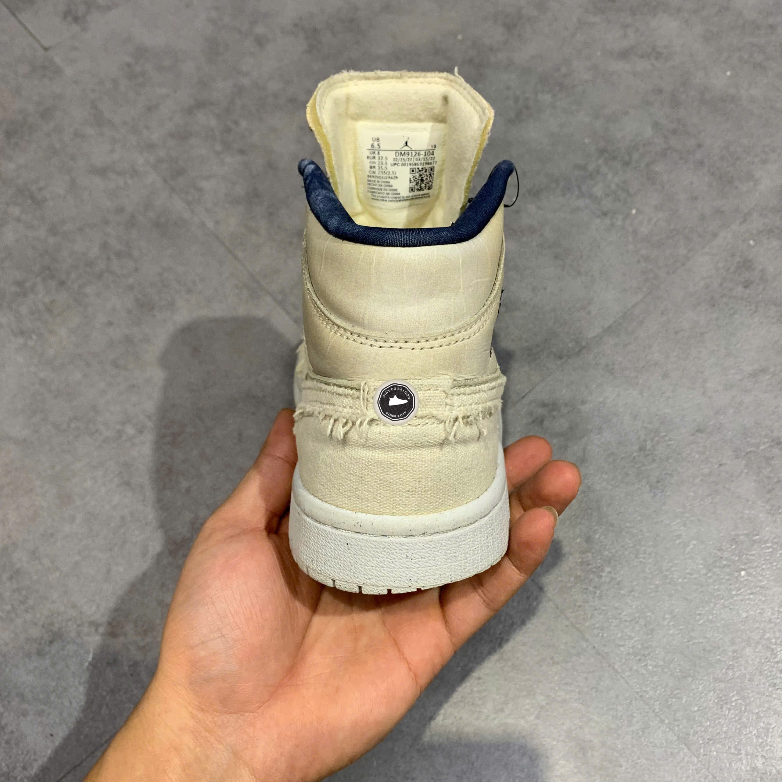 Giày 2hand Air Jordan 1 Mid SE 'Sanddrift' DM9126-104 SIZE 37.5 pvn17175