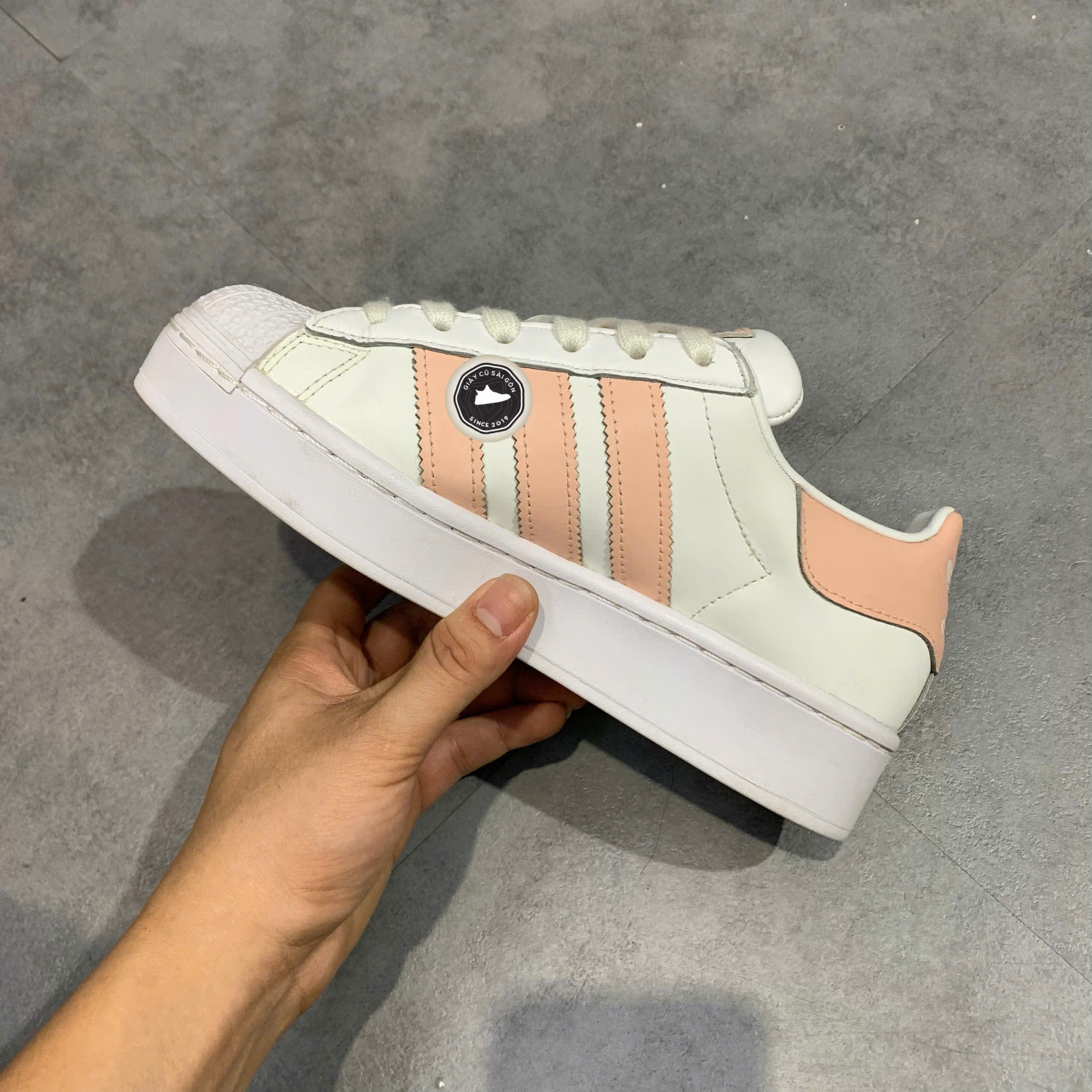 Giày 2hand Superstar Bold 'Floral' FW2547 SIZE 36 2/3 pvn17191