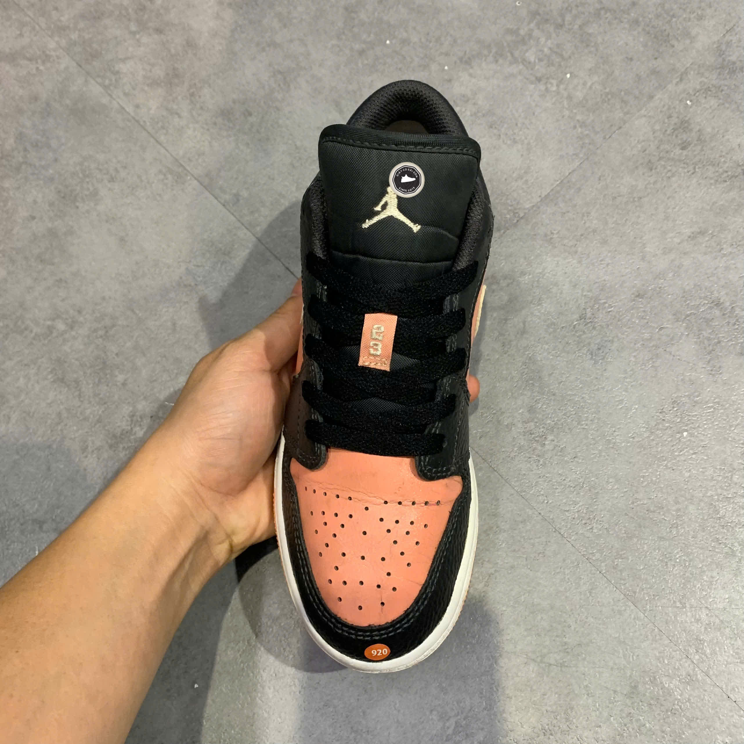 Giày 2hand Air Jordan 1 Low Pink Quartz 554723-016 SIZE 35.5 pvn17149