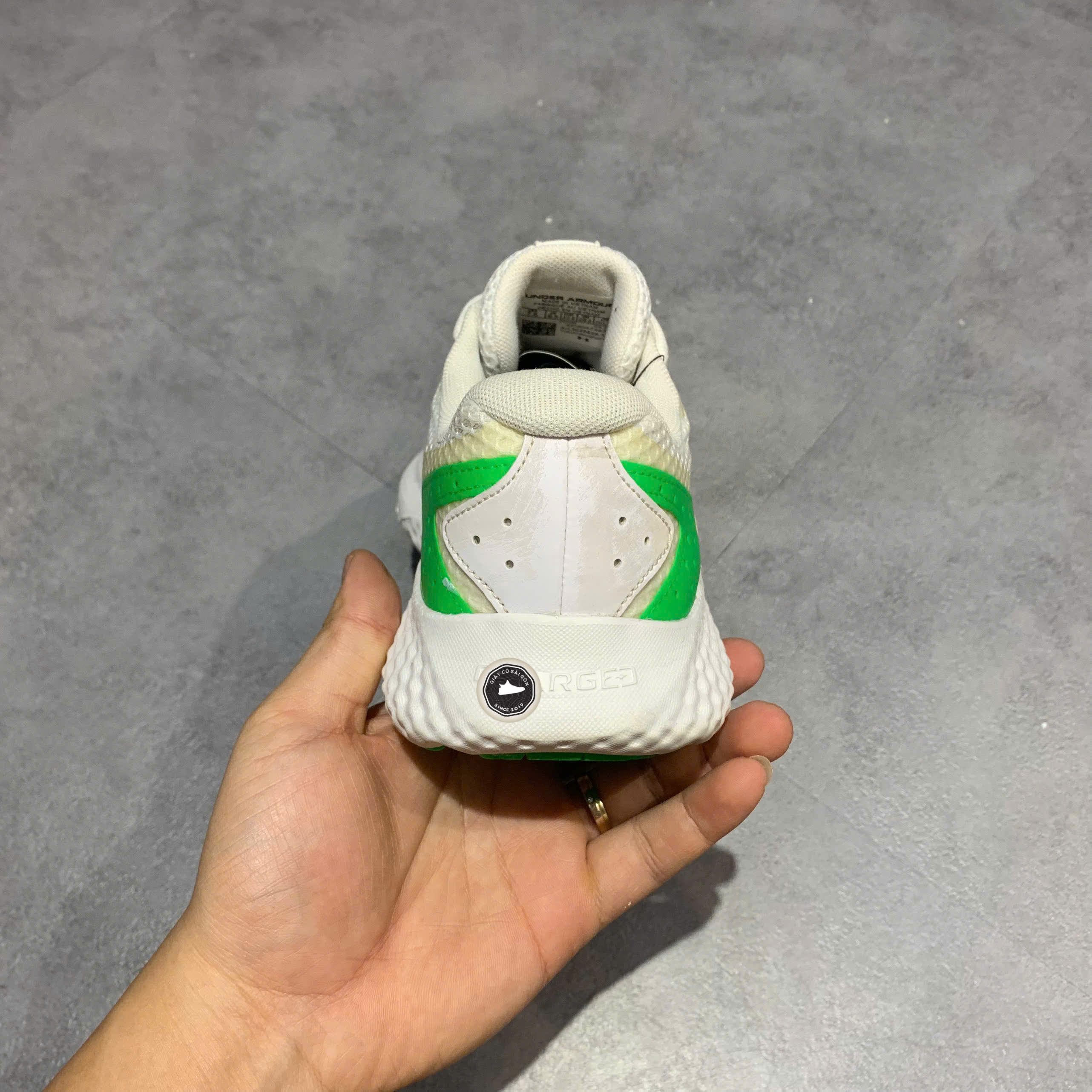 Giày 2hand Charged Rogue 3 Reflect 'White Green' 3025525 101 SIZE 40.5 pvn16541