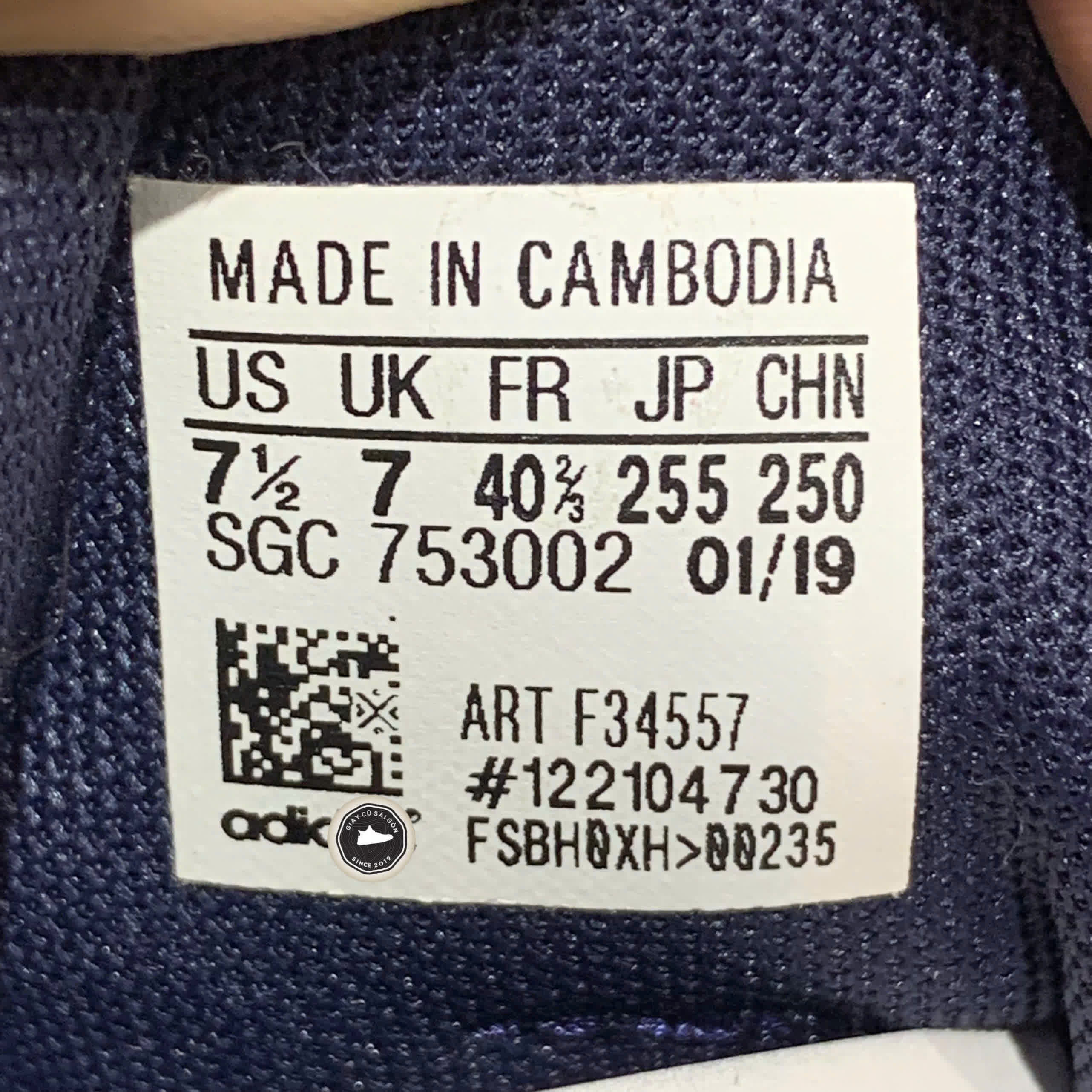 Giày 2hand Daily 2.0 F34557 SIZE 40 2/3 pvn16900