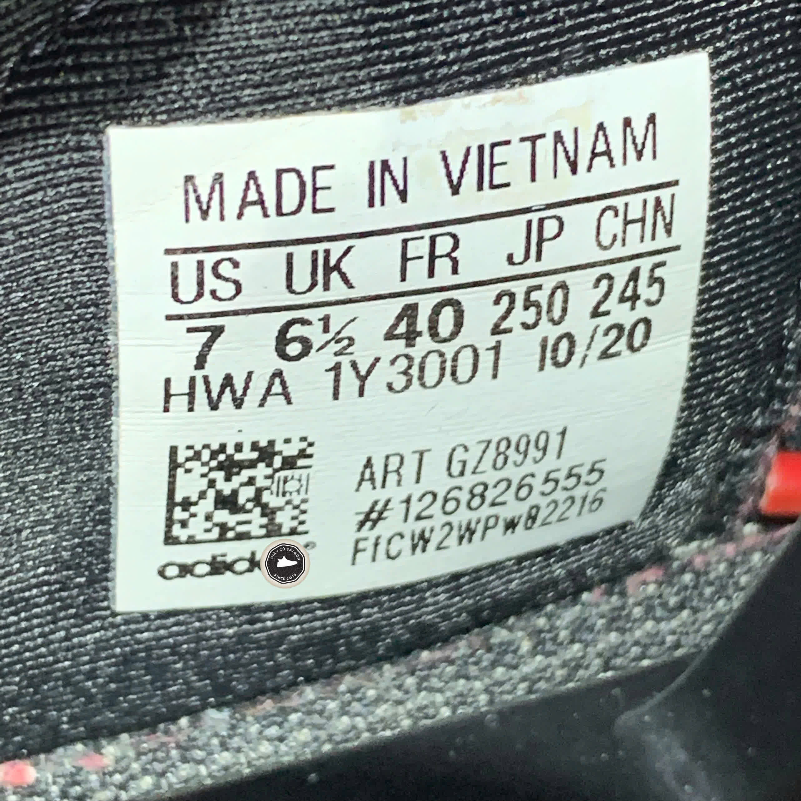 Giày 2hand Alphabounce 1 'Black Scarlet' GZ8991 SIZE 40 pvn16823