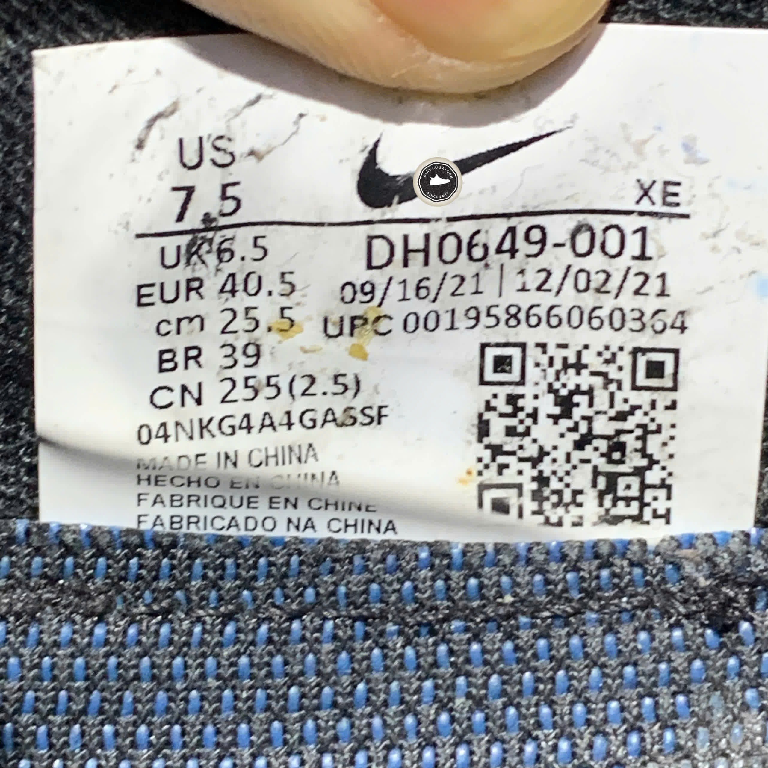 Giày 2hand Terra Kiger 8 Black Anthracite DH0649-001 SIZE 40.5 pvn16386