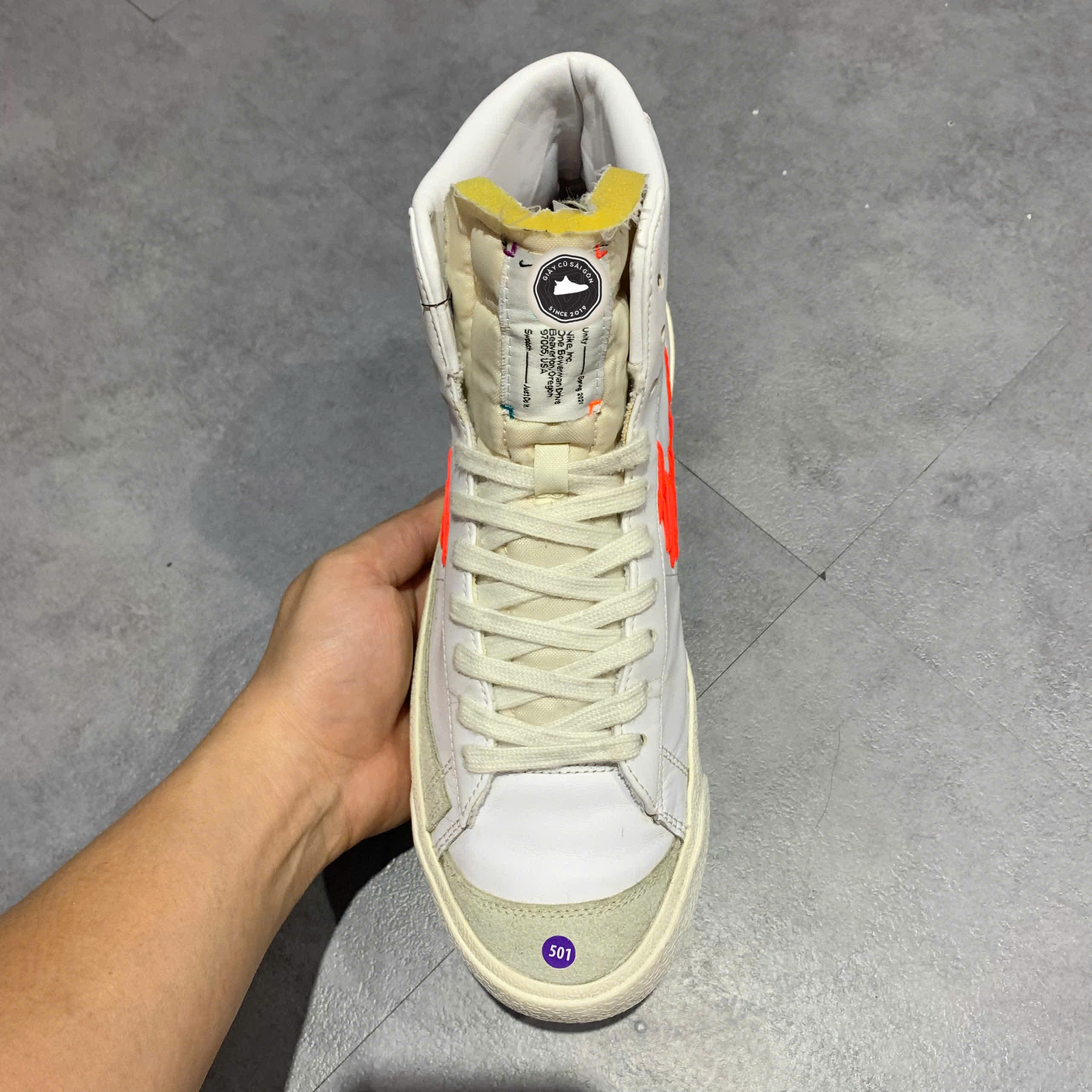 Giày 2hand 77 VINTAGE DOUBLE ZIG ZAG STITCHED SWOOSH DD8489-16 SIZE 40.5 pvn17097