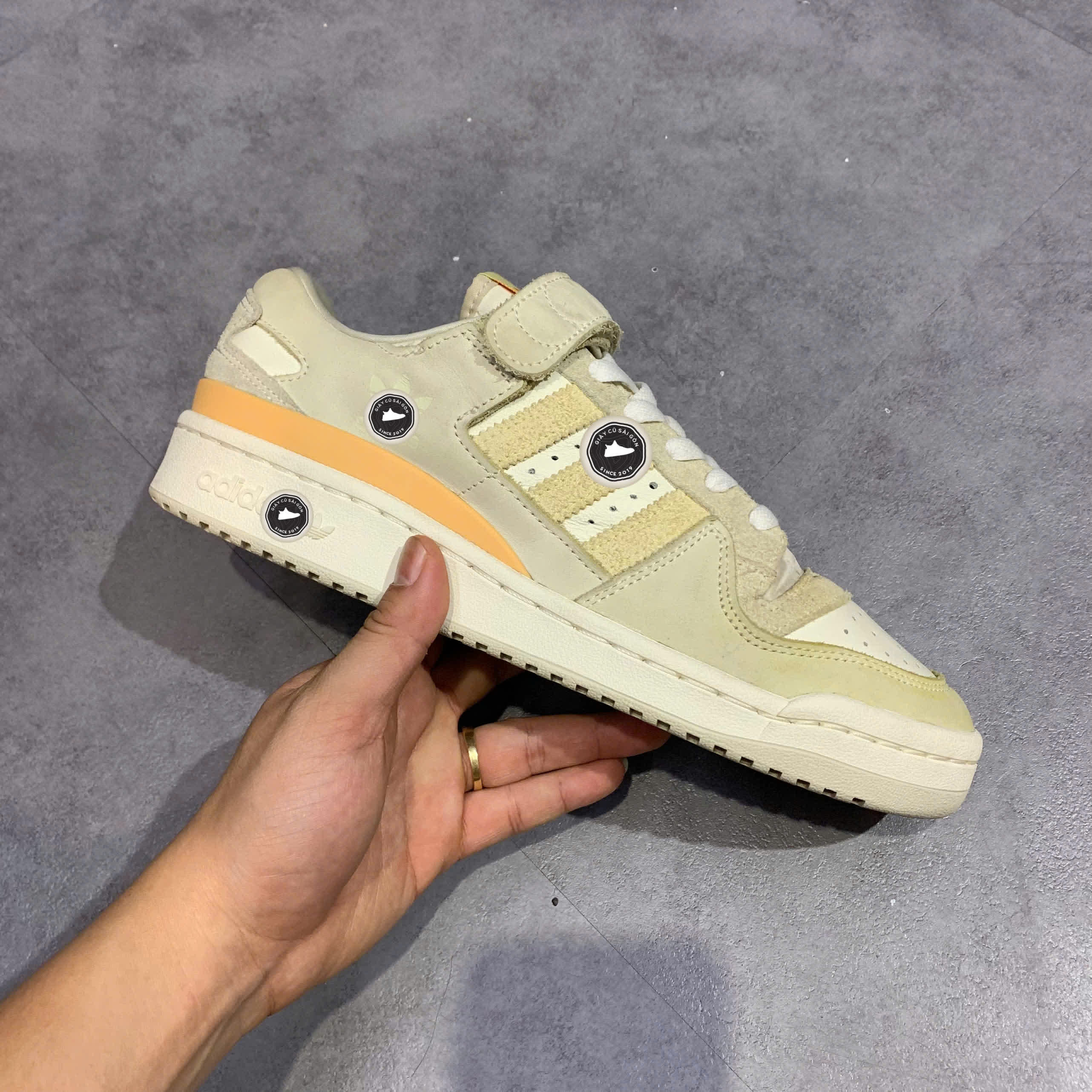Giày 2hand Originals Forum 84 Low 'White Cream' HQ6332 SIZE 41 1/3 PVN17038