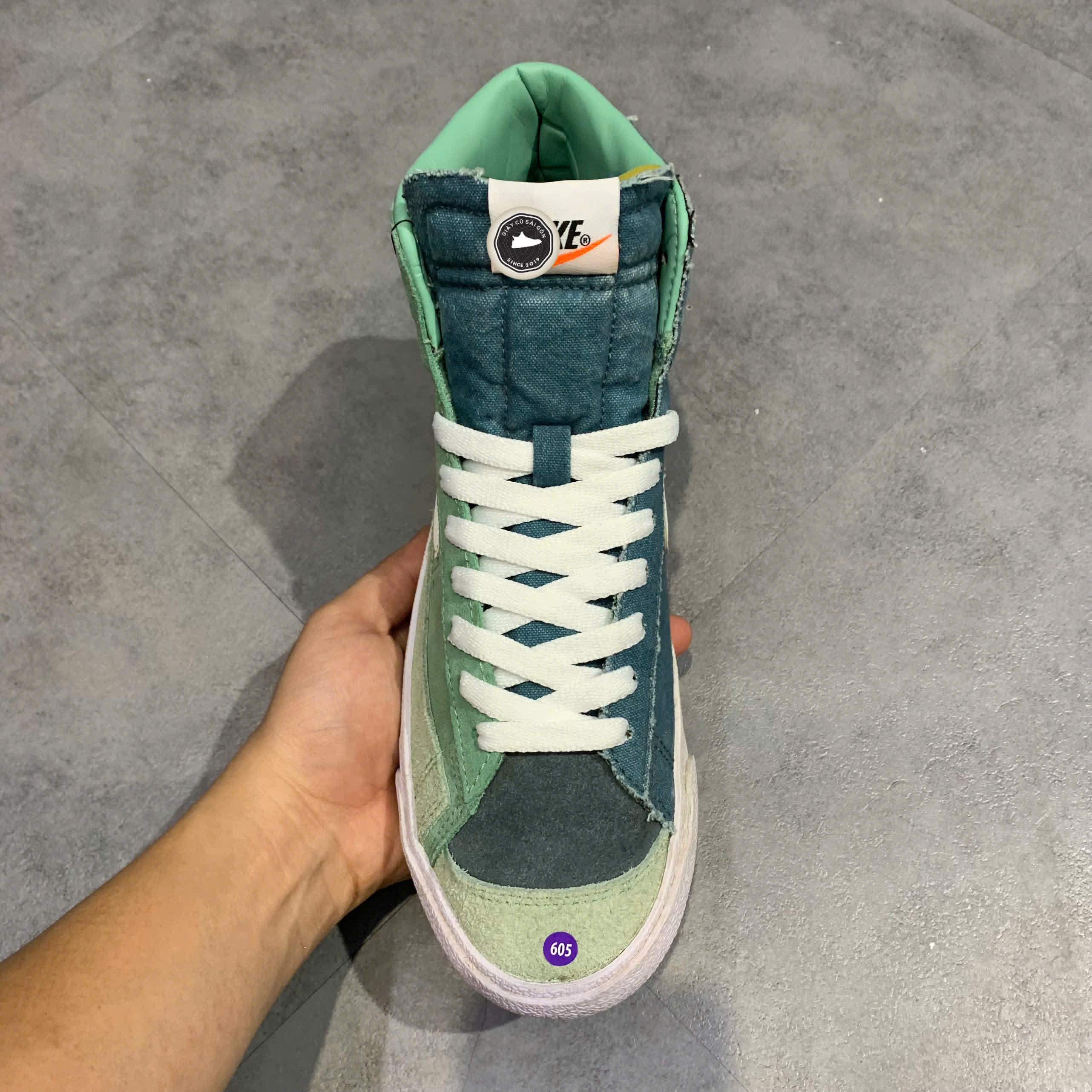 Giày 2hand Blazer Mid 77 Vintage Jade Ash Green CZ4609-300 SIZE 41 pvn17011
