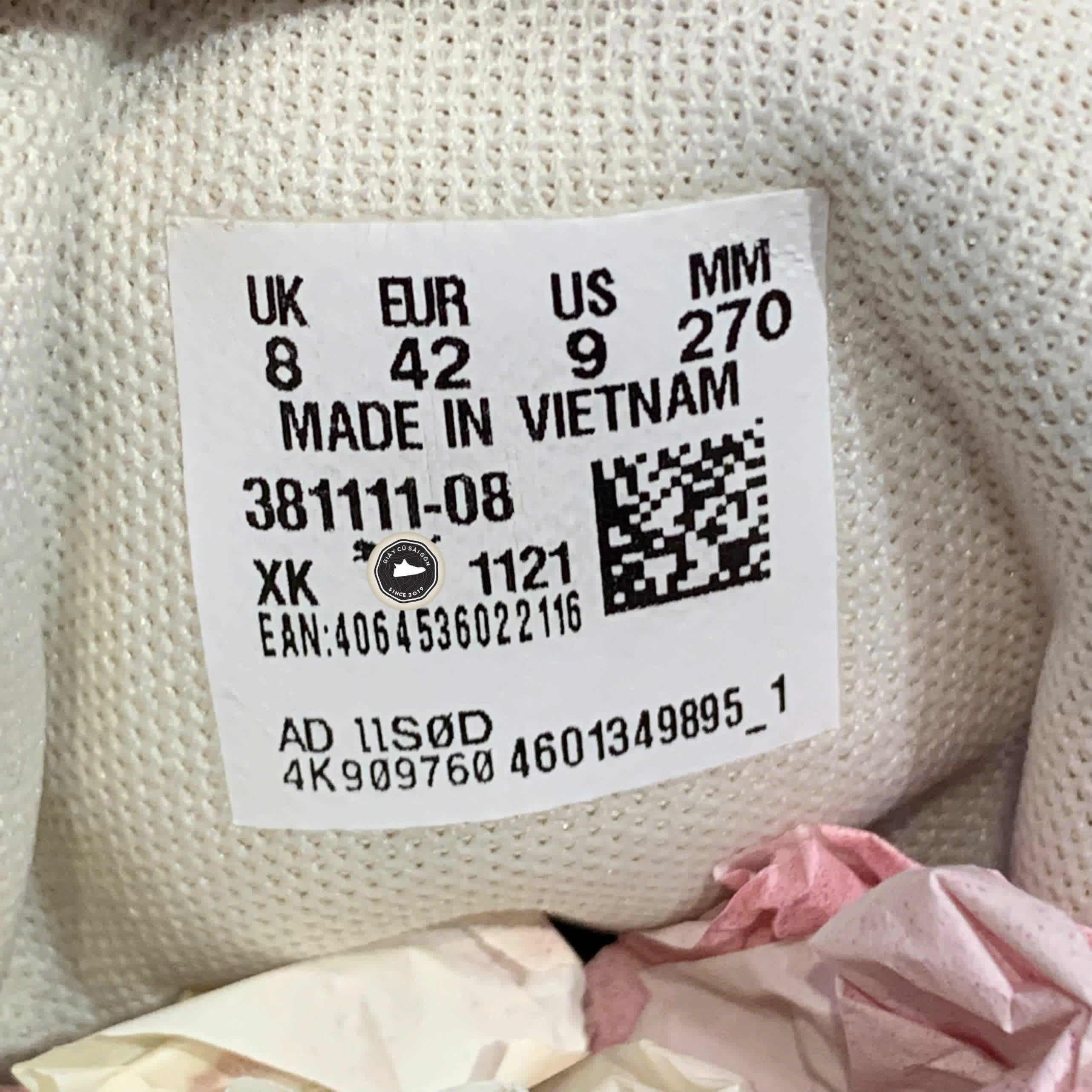 Giày 2hand Marshmallow Gum 381111-08 SIZE 42 pvn16881