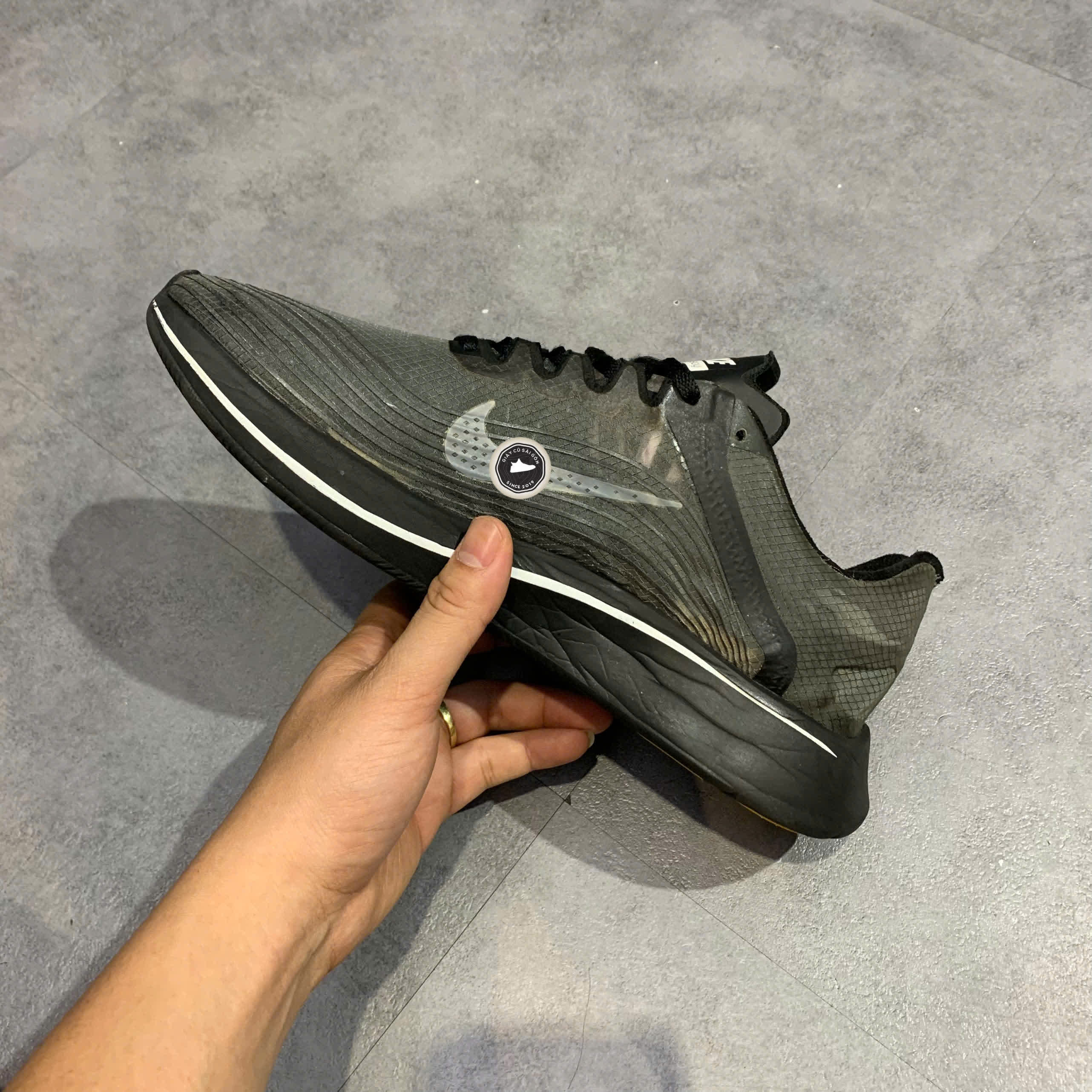 Giày 2hand Zoom Fly SP 'Light Bone' AJ9282 002 SIZE 42 pvn16383