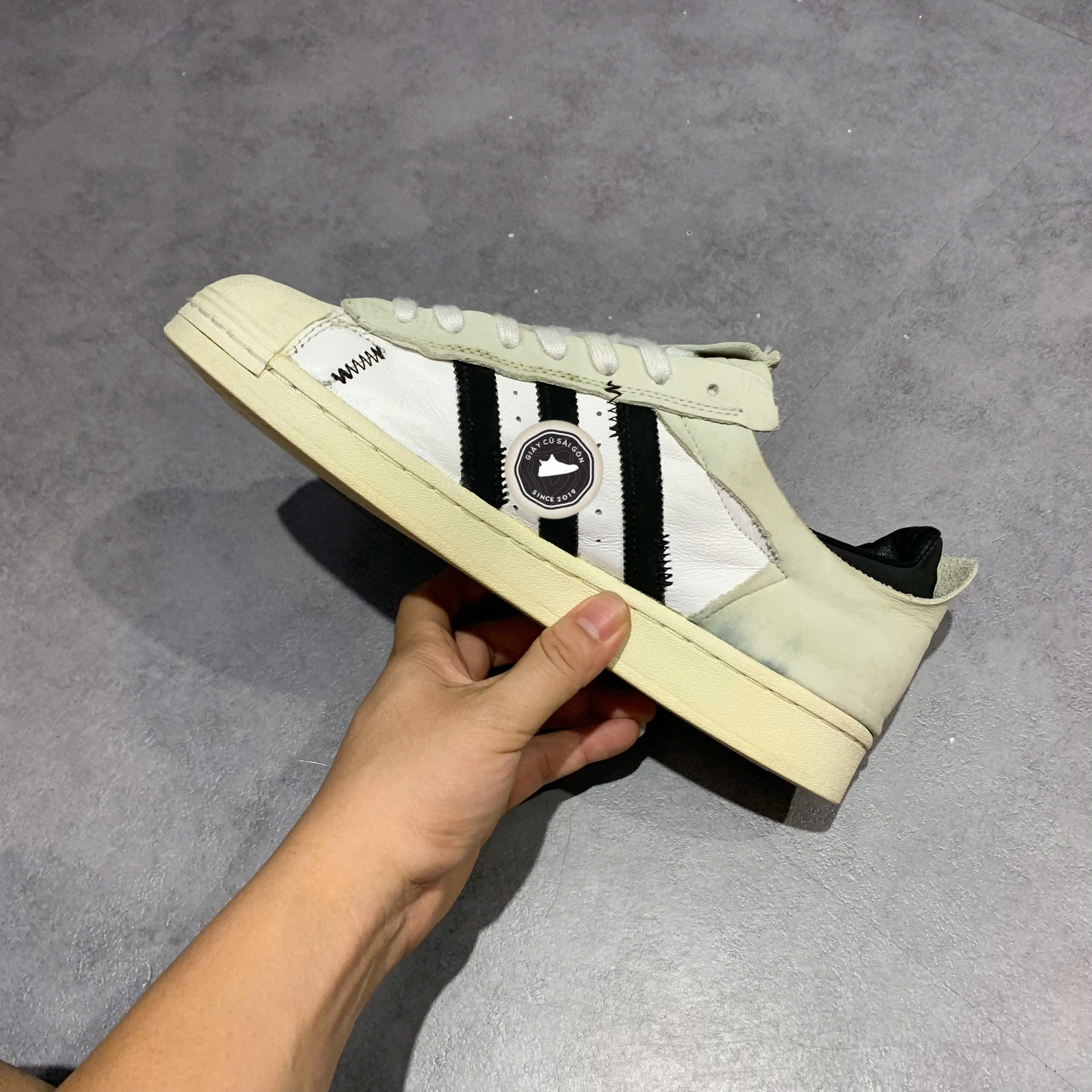 ADIDAS SUPERSTAR 'WHITE BLACK' FV3024 – GIÀY 2HAND
