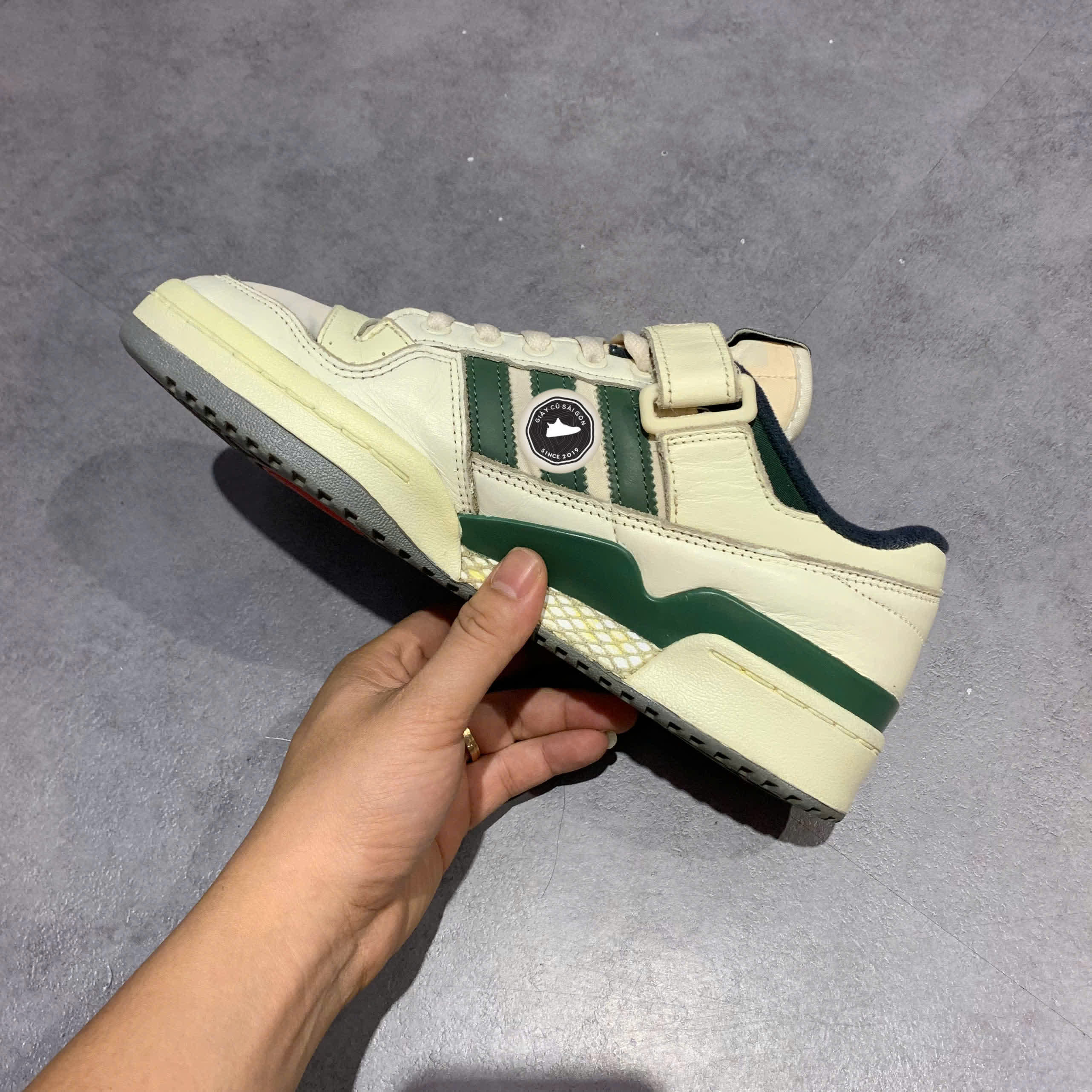Giày 2hand Forum 84 Low AEC 'Cream And Green' HR0558  SIZE 41 1/3 pvn17357