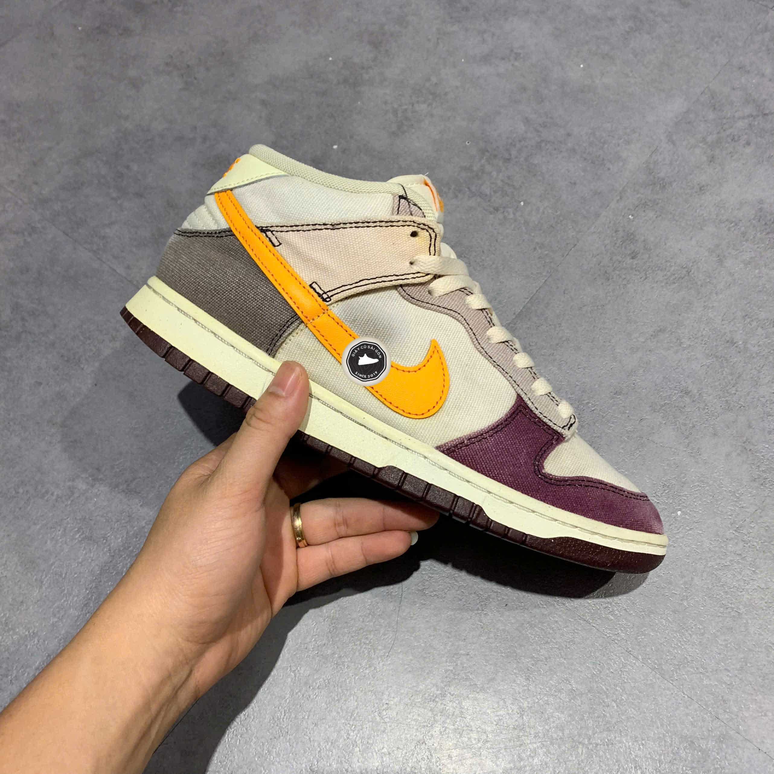 Giày 2hand Mid 'Coconut Milk Plum Orange' DV0830-101 SIZE 41 PVN17542