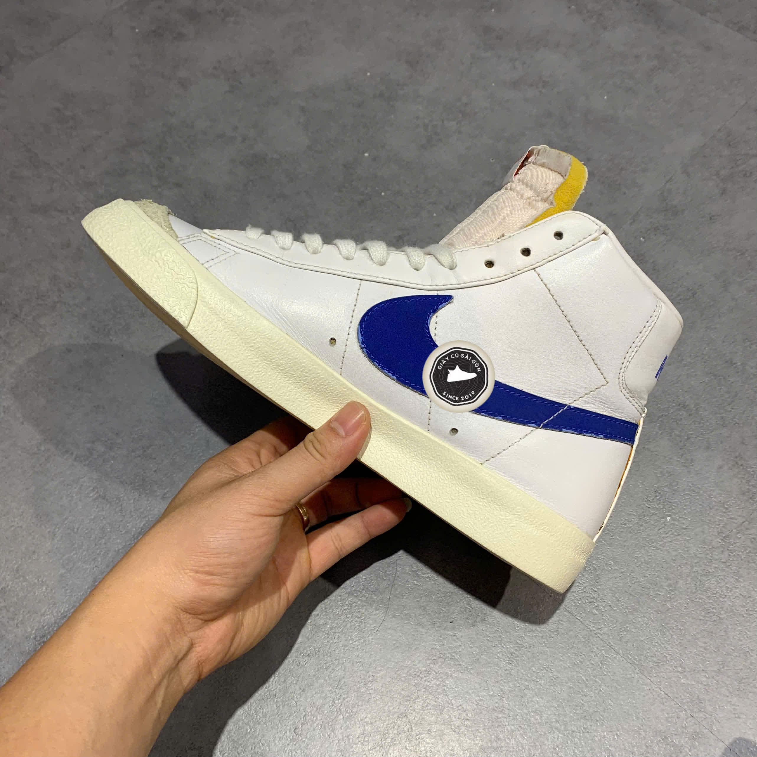 giày 2hand Blazer Mid 77 Vintage Racer Blue BQ6806-103 SIZE 41 pvn17512