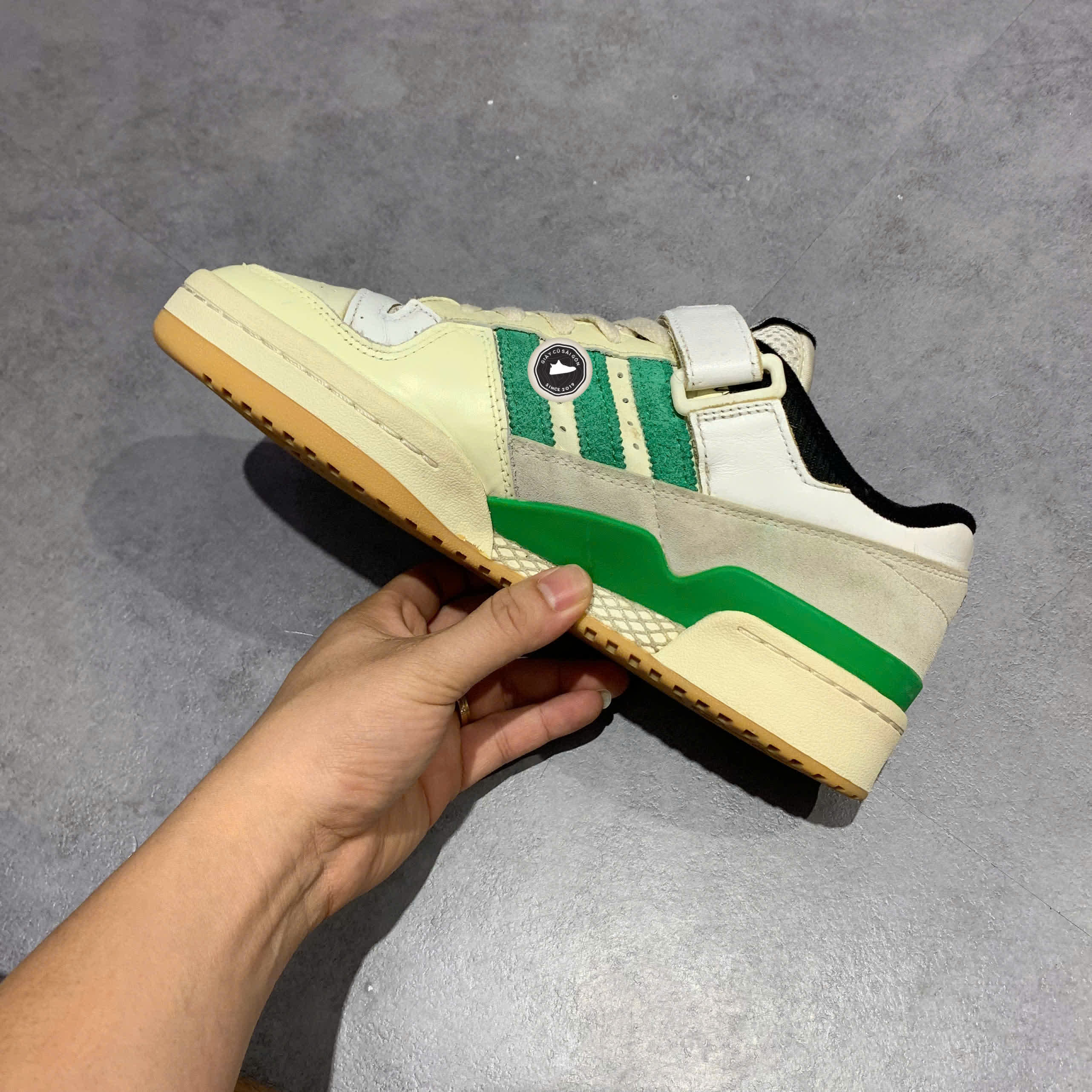Giày 2hand Originals Forum 84 Low 'Celtics' GX9058 SIZE 41 1/3 pvn17385