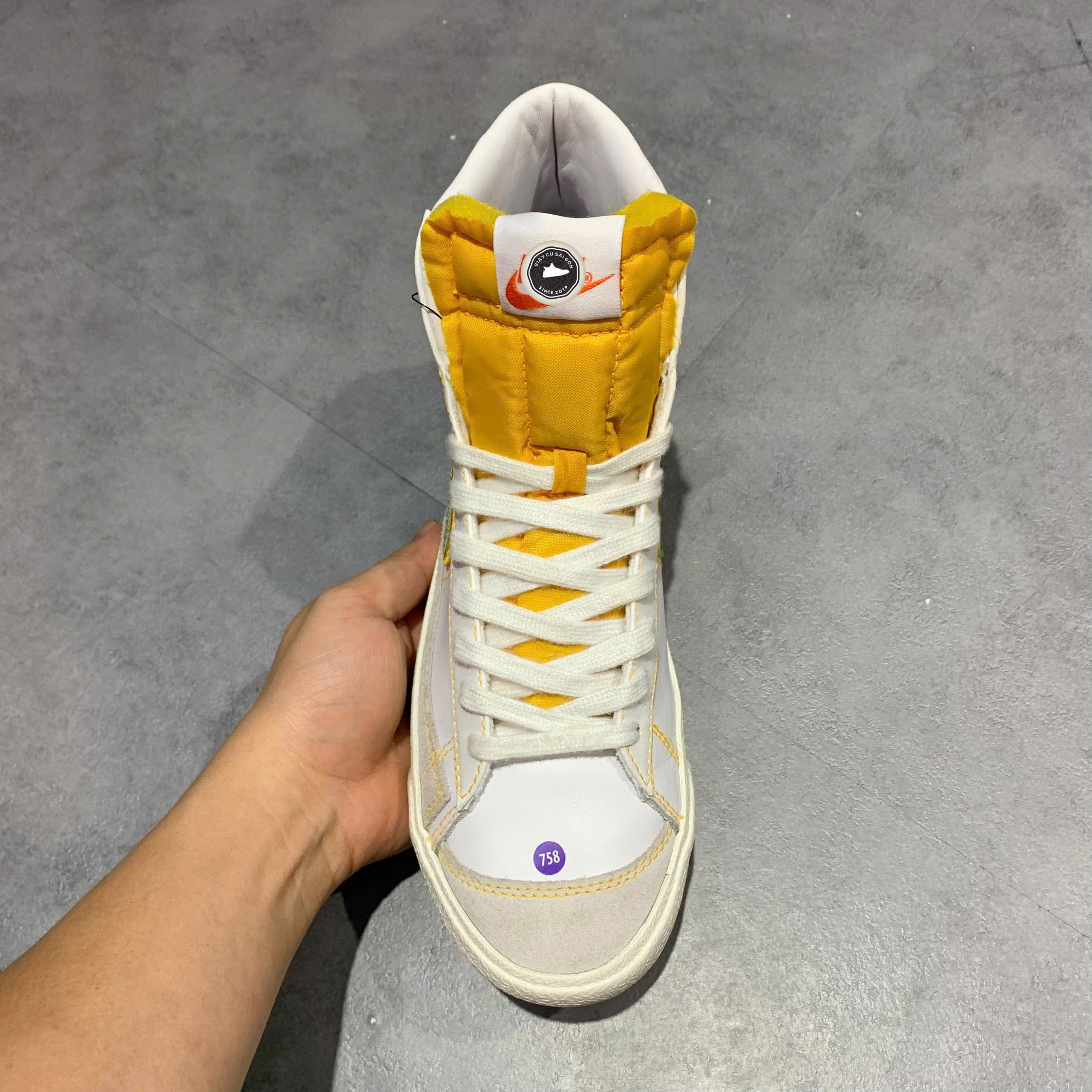 NIKE BLAZER MID '77 VINTAGE "ROSWELL RAYGUNS" - DD9239-100 - GIÀY 2HAND CHÍNH HÃNG