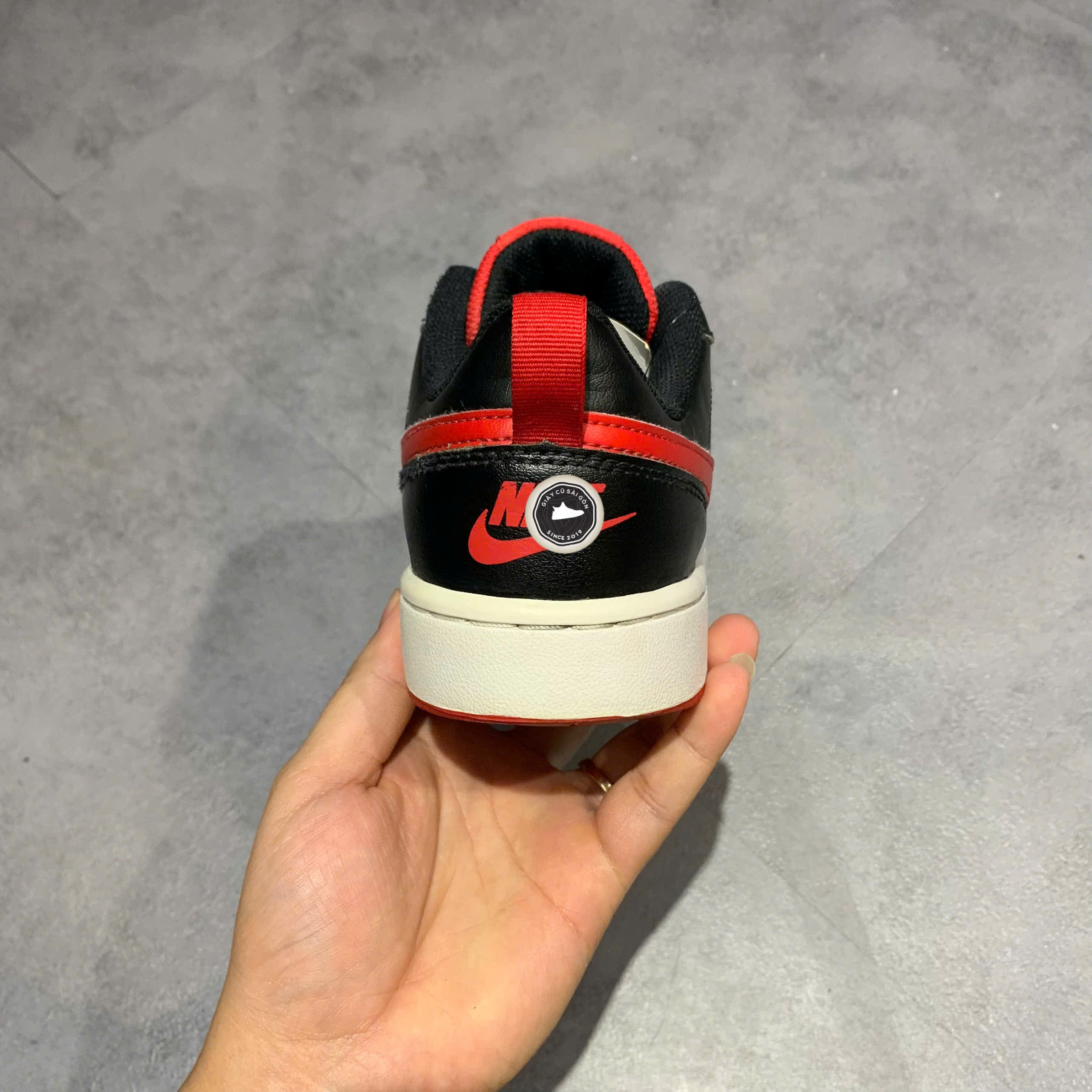 Giày 2hand Court Borough Low 2 GS 'Bred' BQ5448-007 SIZE 40 PVN1
