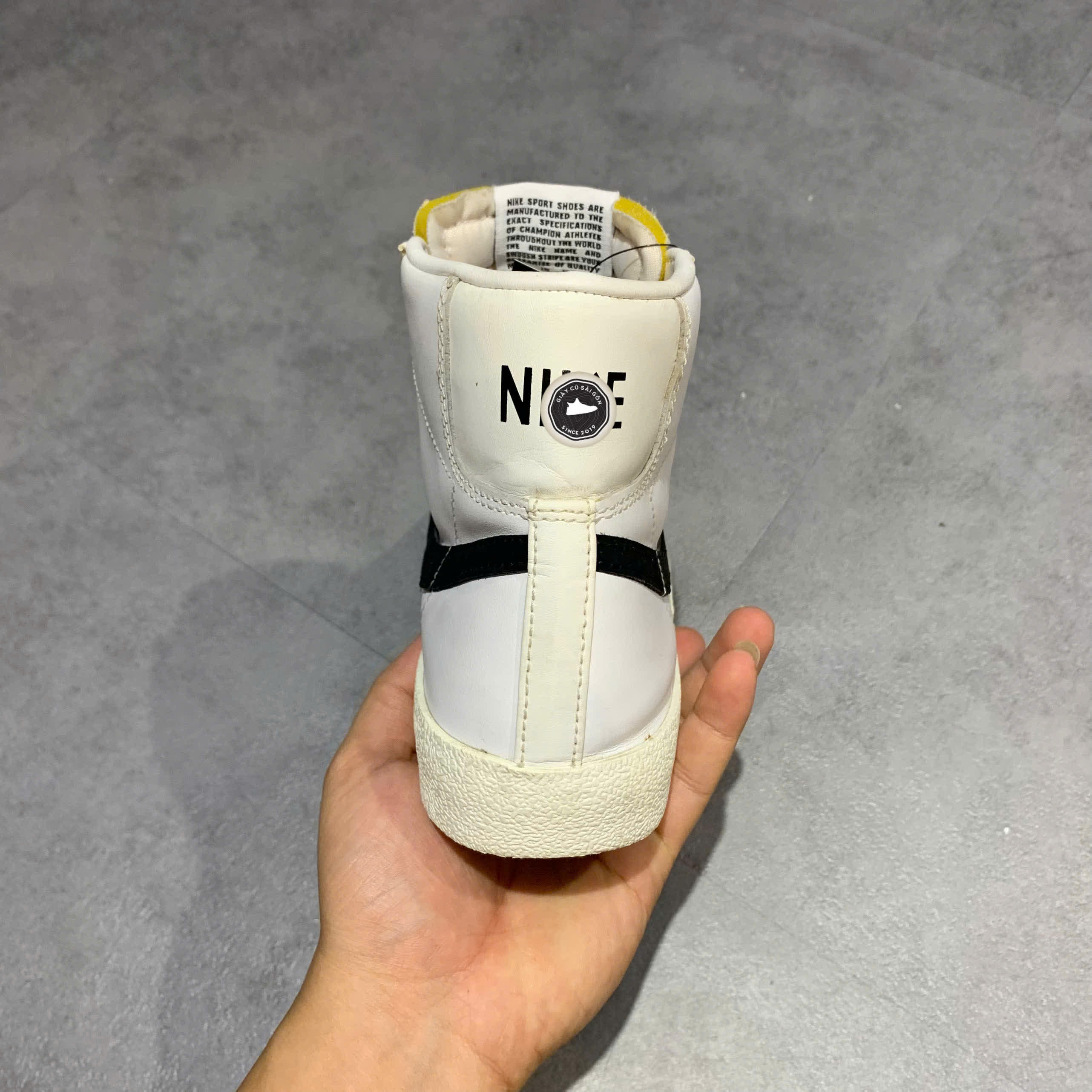 Giày 2hand Blazer Mid 77 Vintage White Black CZ1055 SIZE 40 PVN17526