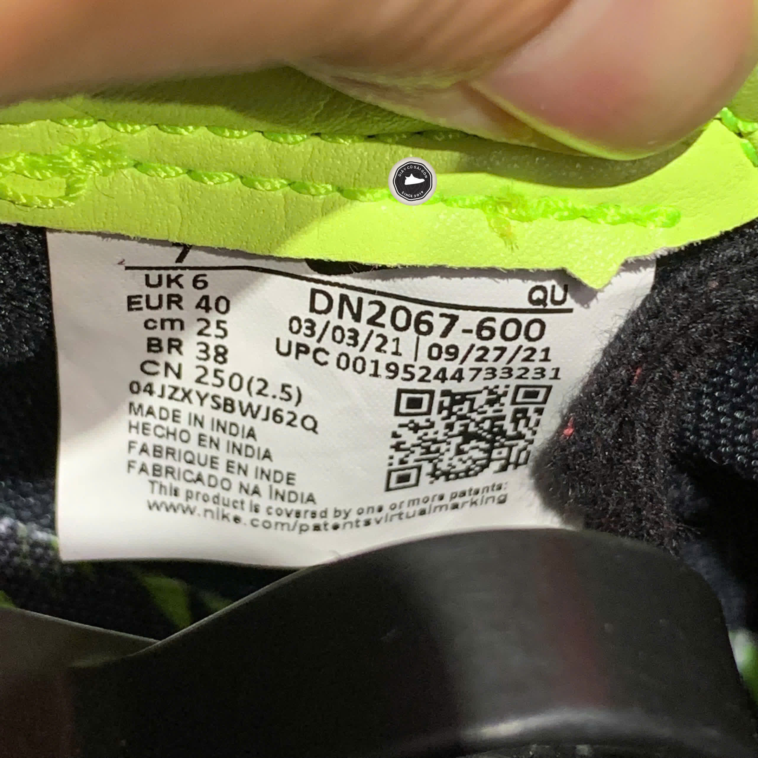 Giày 2hand Acronym x Blazer Low 'Night Maroon' DN2067-600 SIZE 40 PVN17545