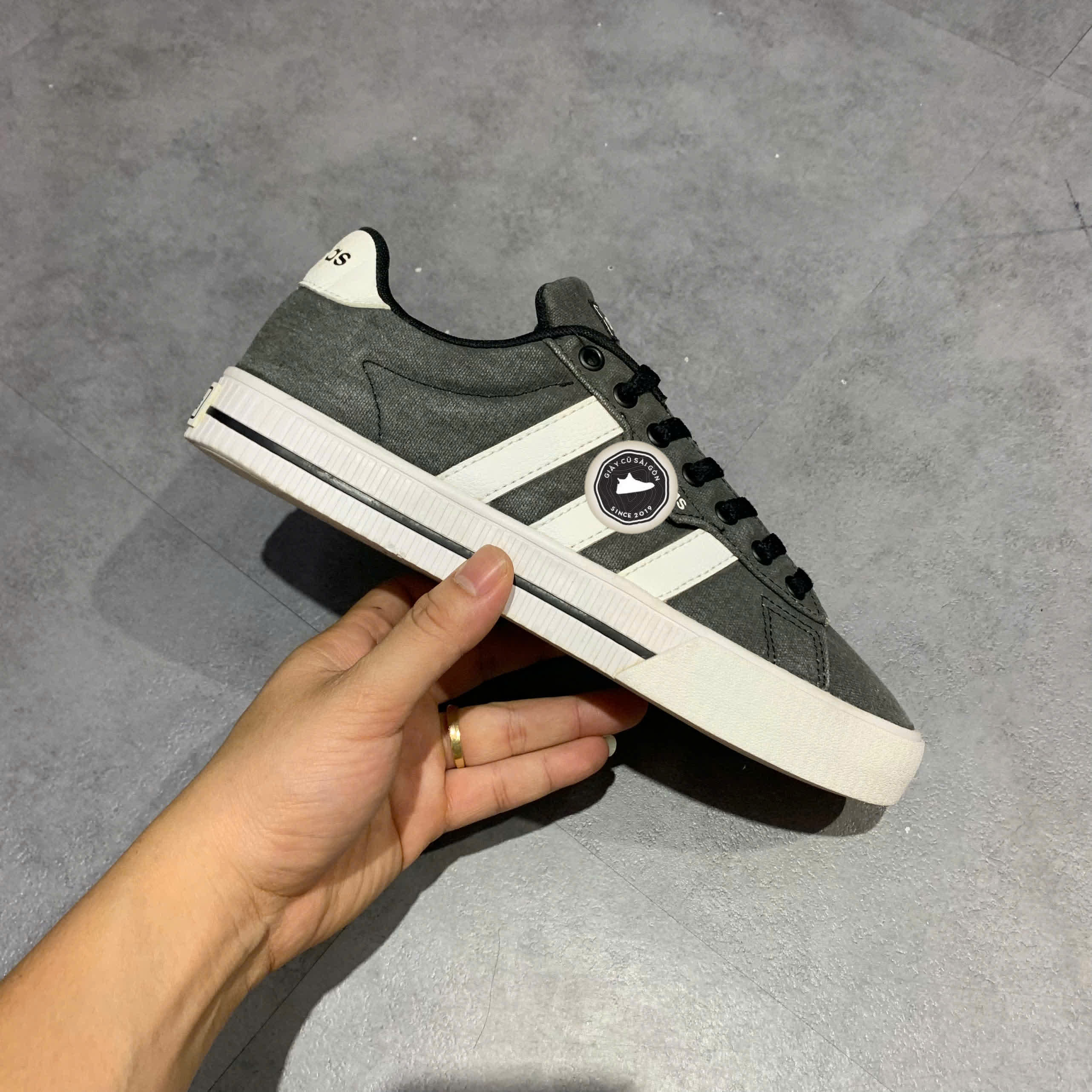 Giày 2hand Daily 3.0 Nam Màu đen FW7033 SIZE 40 PVN17370