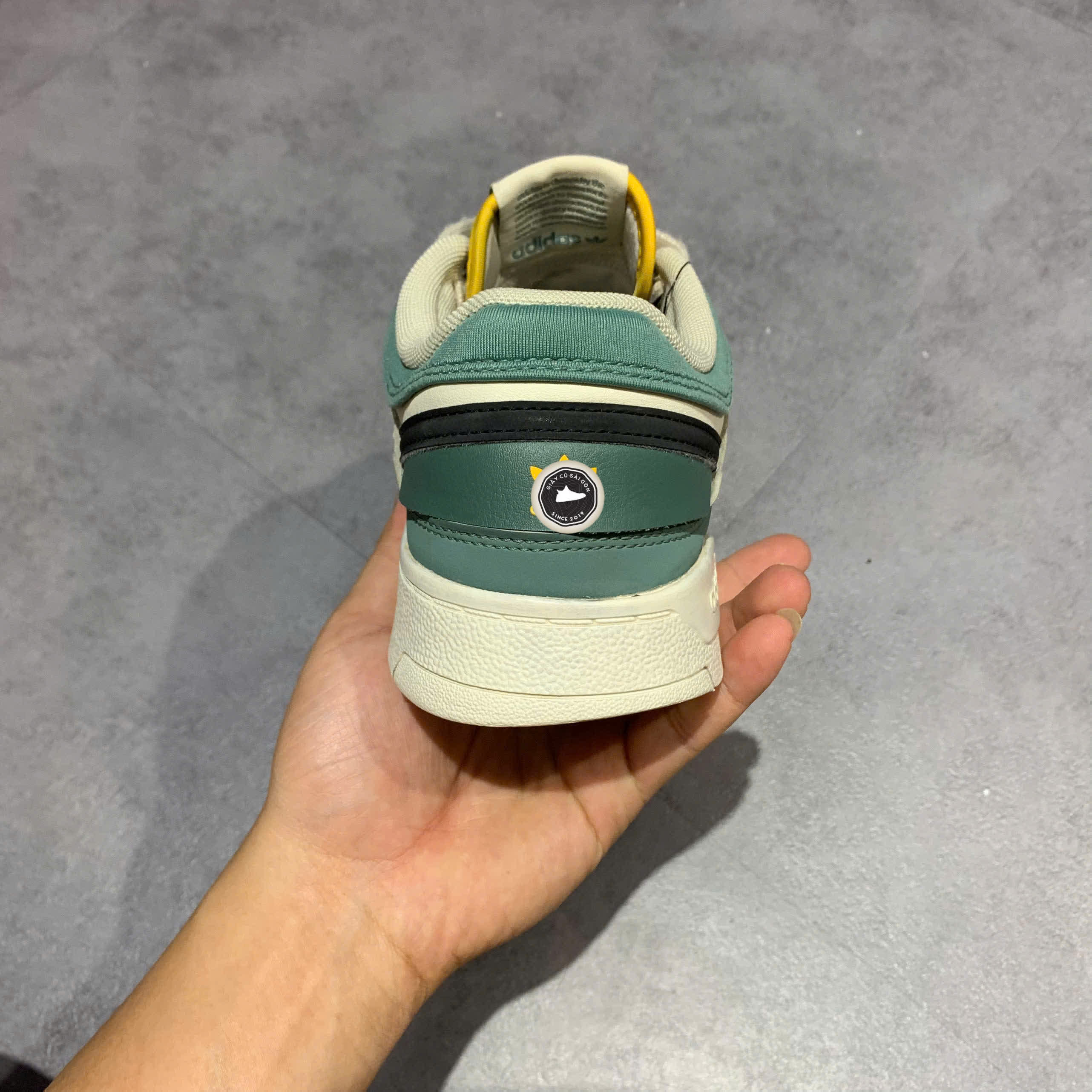 Giày 2hand Drop Step Low 'White Tech Emerald' GW9735 SIZE 40 2/3 pvn17410