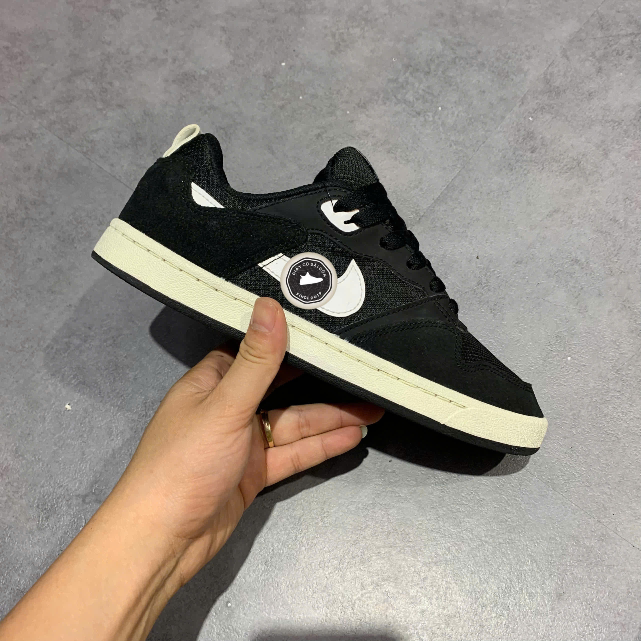 GIÀY 2HAND SB Alleyoop 'Black White' CJ0882-001 SIZE 40 PVN17411