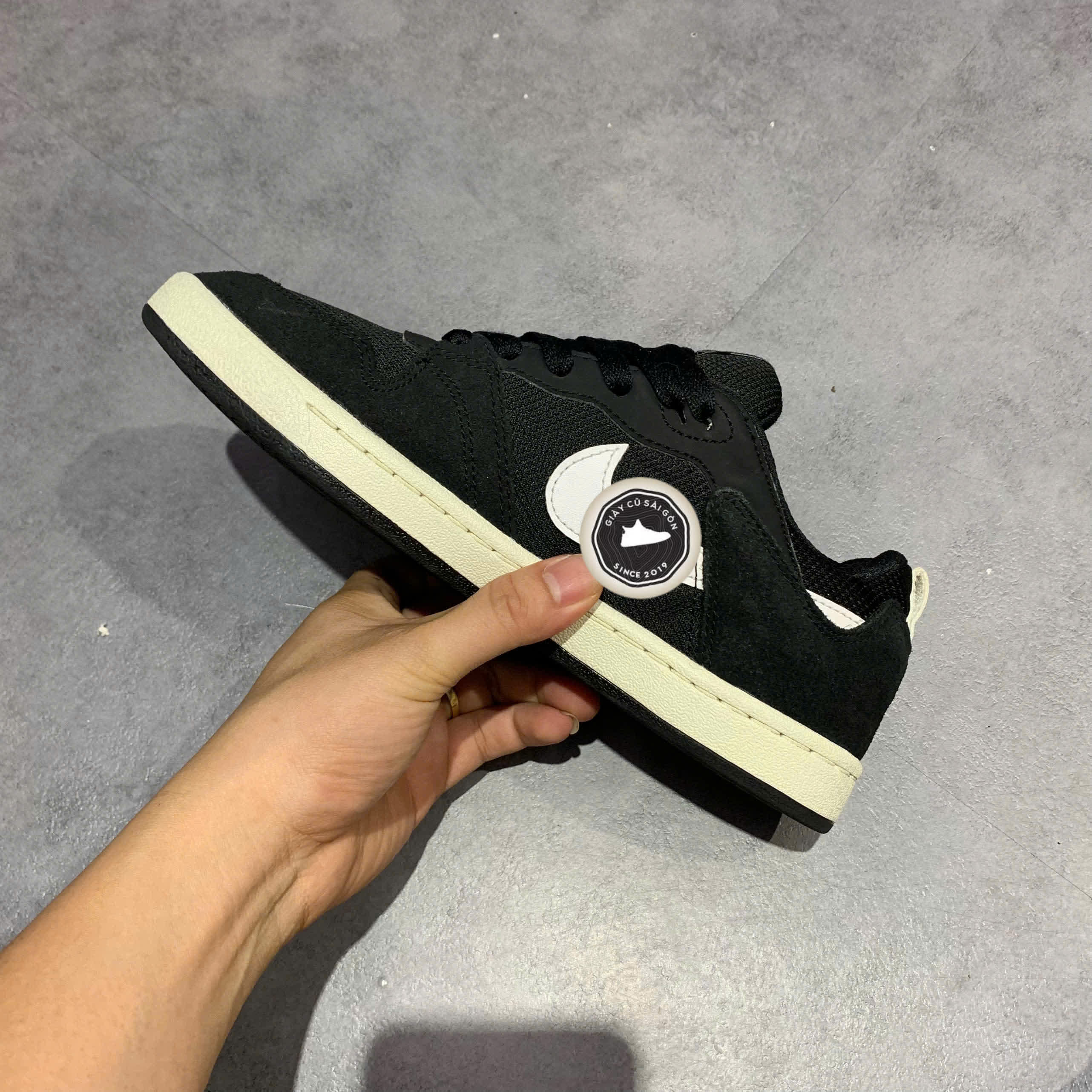 GIÀY 2HAND SB Alleyoop 'Black White' CJ0882-001 SIZE 40 PVN17411