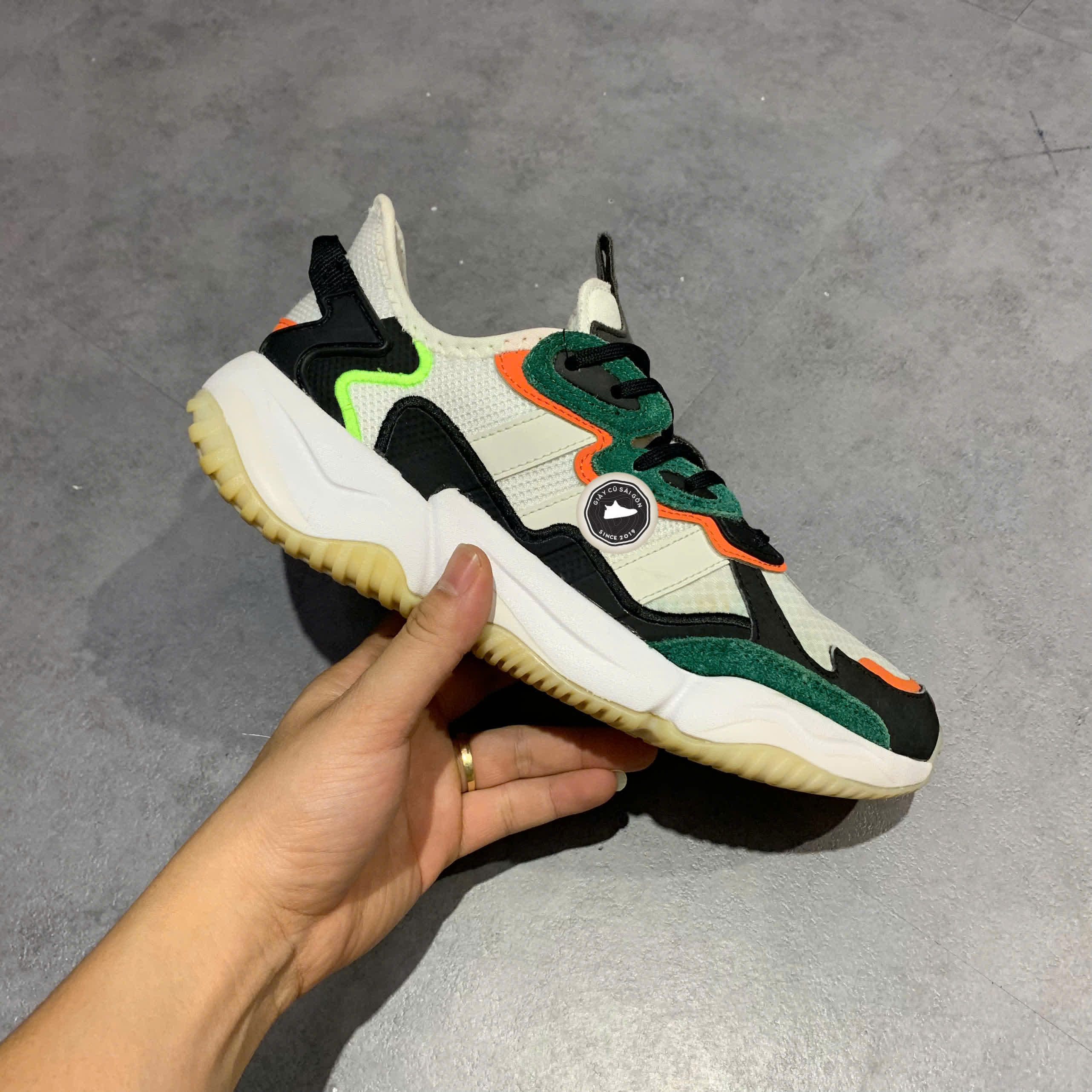 Giày 2hand Nitrocharge 'White Dark Green' GY3711 SIZE 40 pvn16377