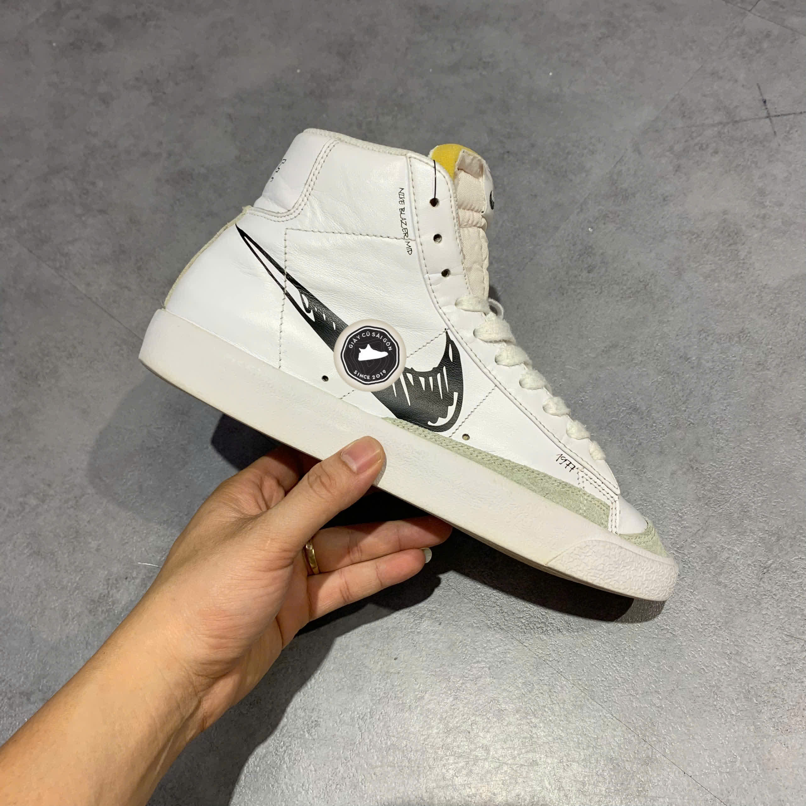 GIÀY 2HAND BLAZER MID 77 SKETCH BLACK - Code: CW7580-101 SIZE 40 PVN17522