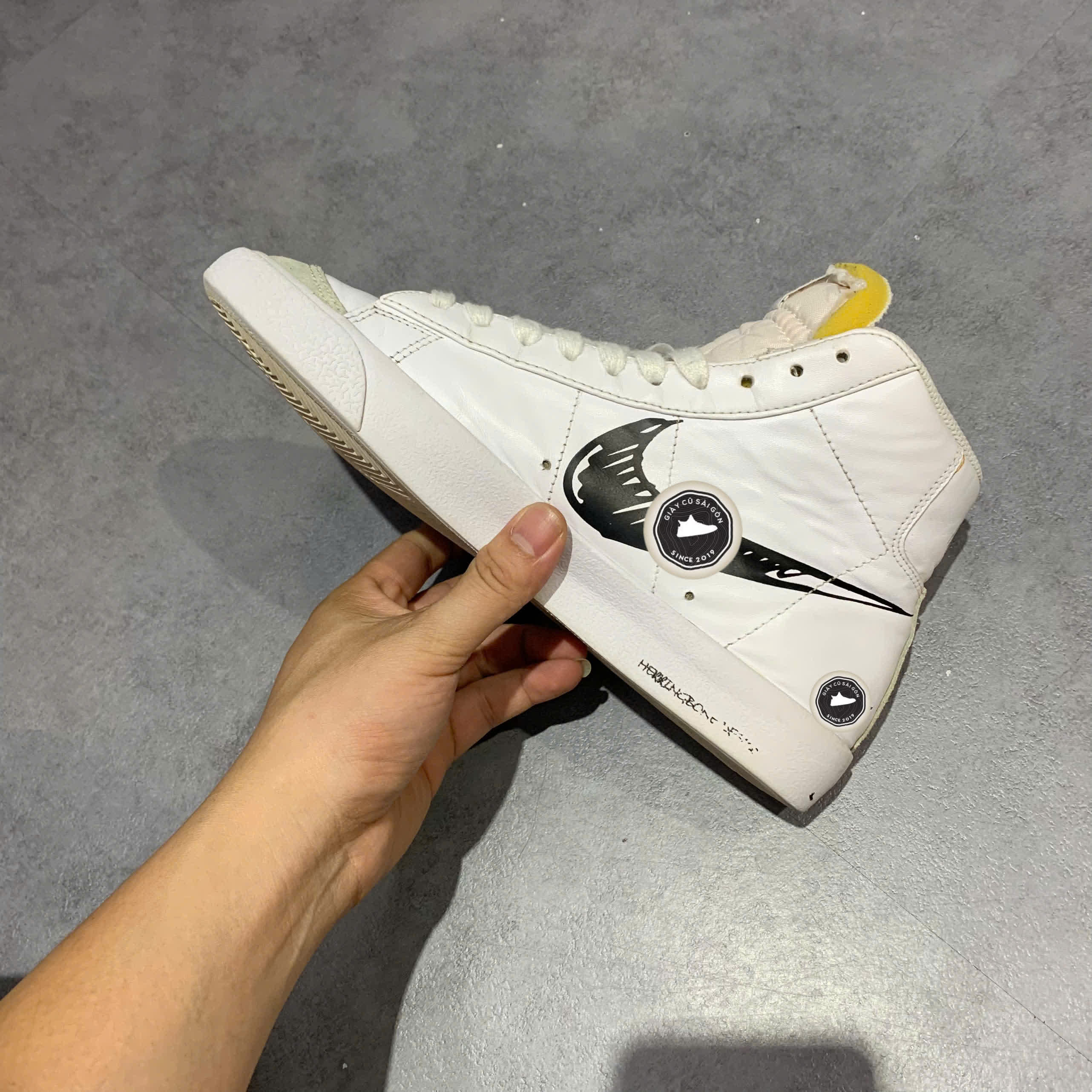 GIÀY 2HAND BLAZER MID 77 SKETCH BLACK - Code: CW7580-101 SIZE 40 PVN17522