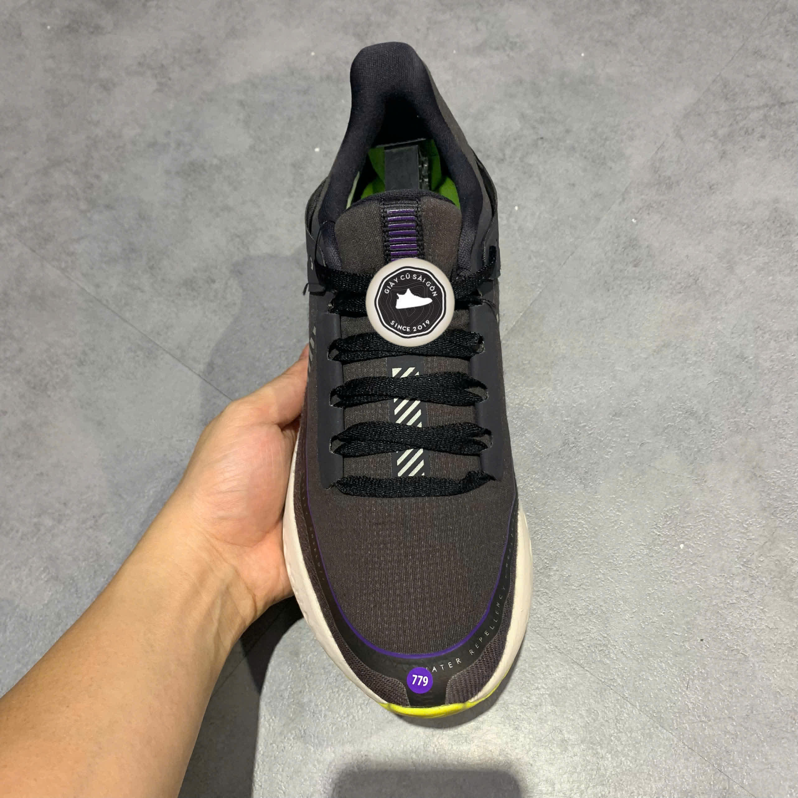 GIÀY 2HAND React 2 Shield Black Volt Green BQ3382-002  SIZE 40 PVN17478