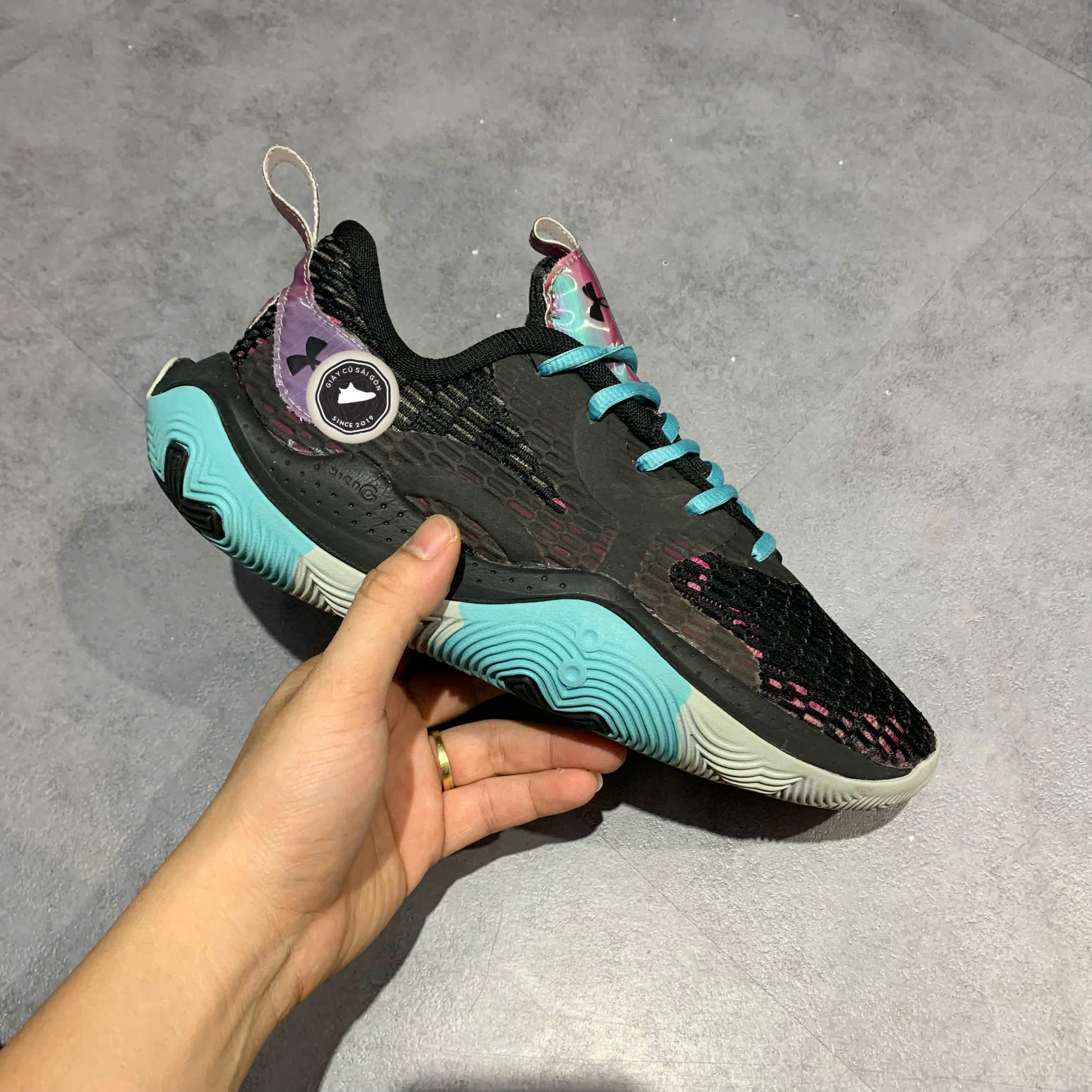 GIÀY 2HAND  Spawn 3 CLRSHFT 'Black' 3024777-001 SIZE 42 PVN17773