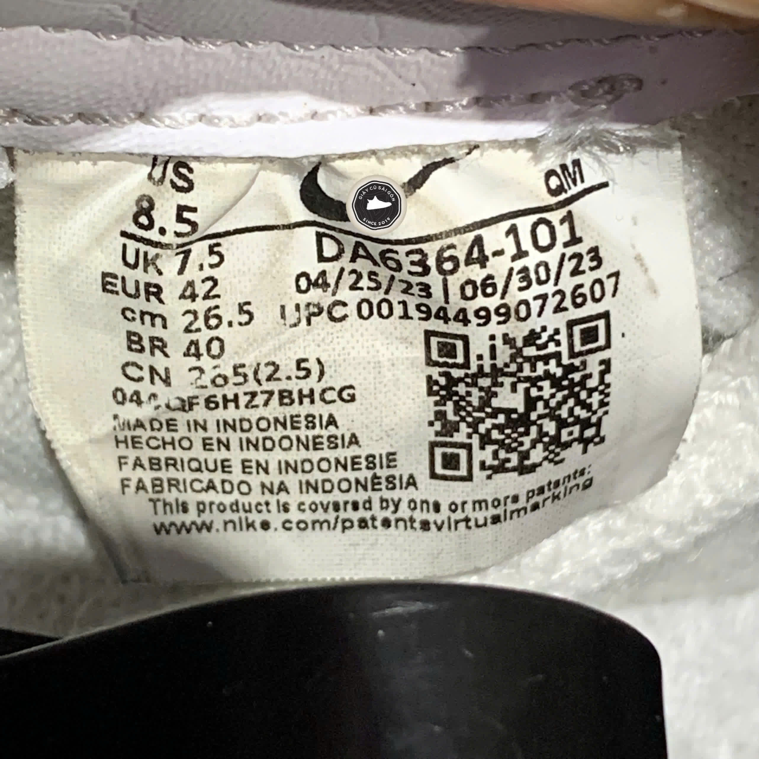 Giày 2hand 77 Vintage 'White Black' DA6364-101 SIZE 42 PVN17747