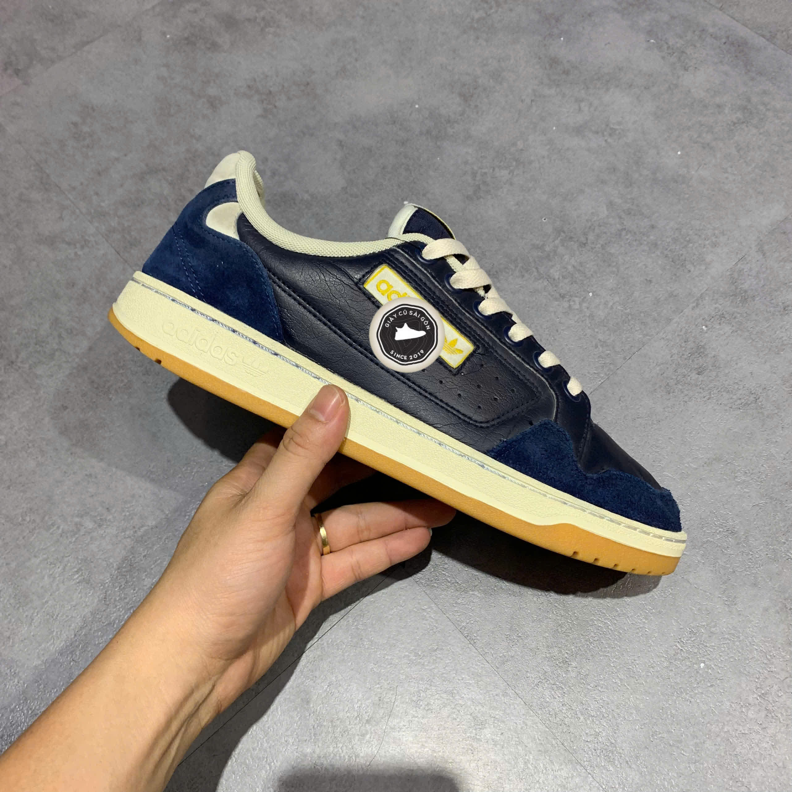 GIÀY 2HAND  Ny 90 'Blue' GX4398 SIZE 43 1/3 PVN17639