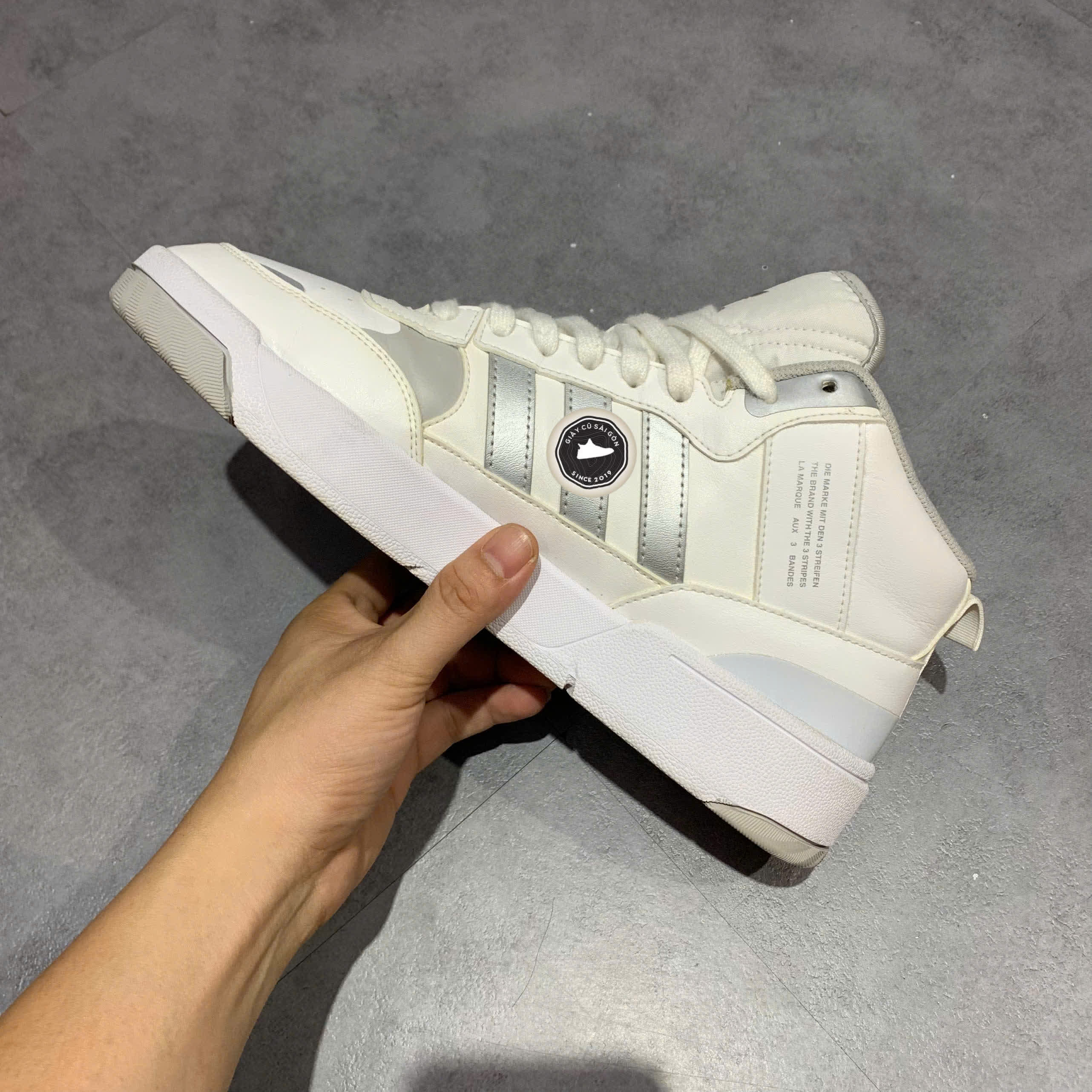 GIÀY 2HAND Forum Mid 'White' H00166  SIZE 43 1/3 PVN17765