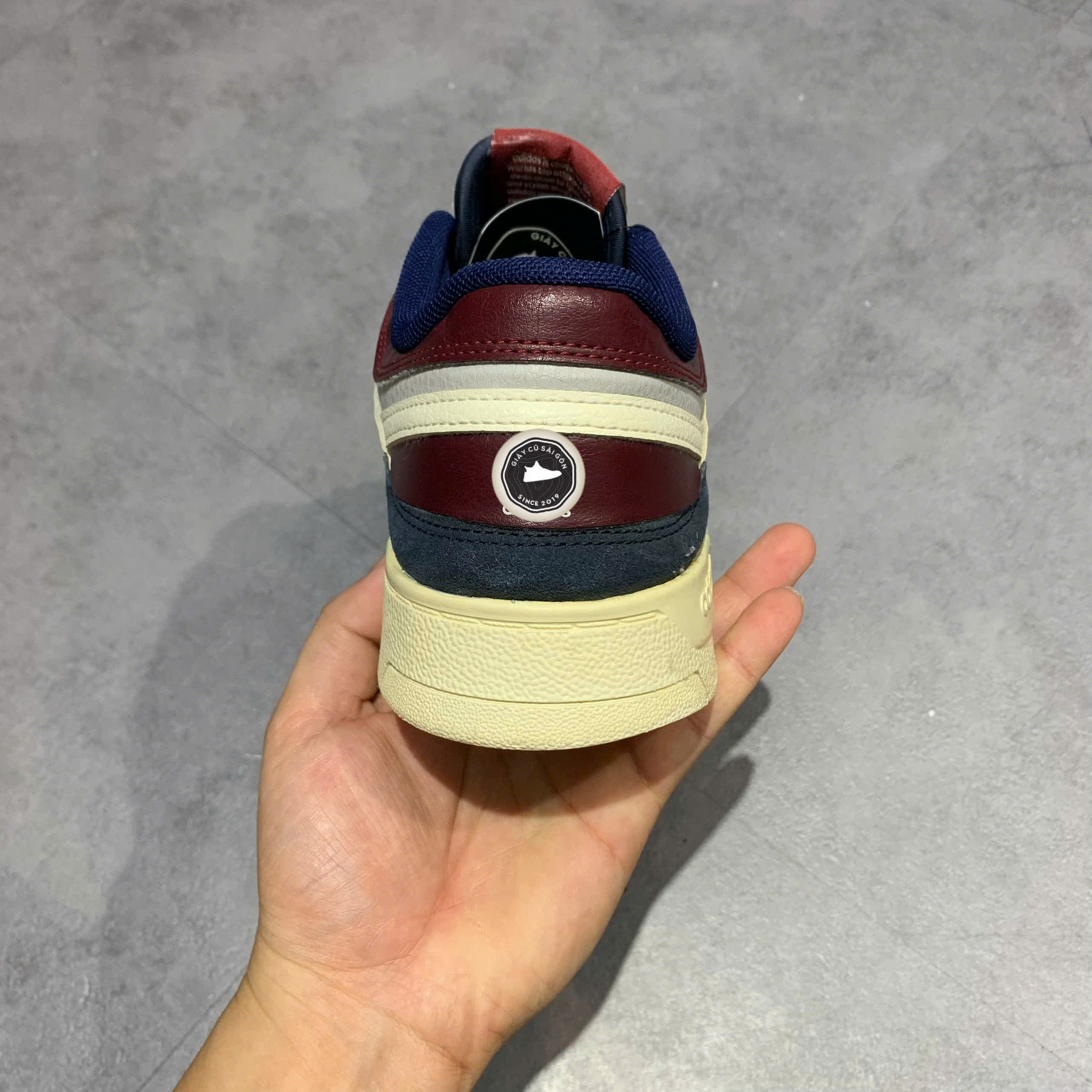 ADIDAS ORIGINALS DROP STEP LOW DIRECTIONAL NAVY RED HQ7118 - GIÀY 2HAND