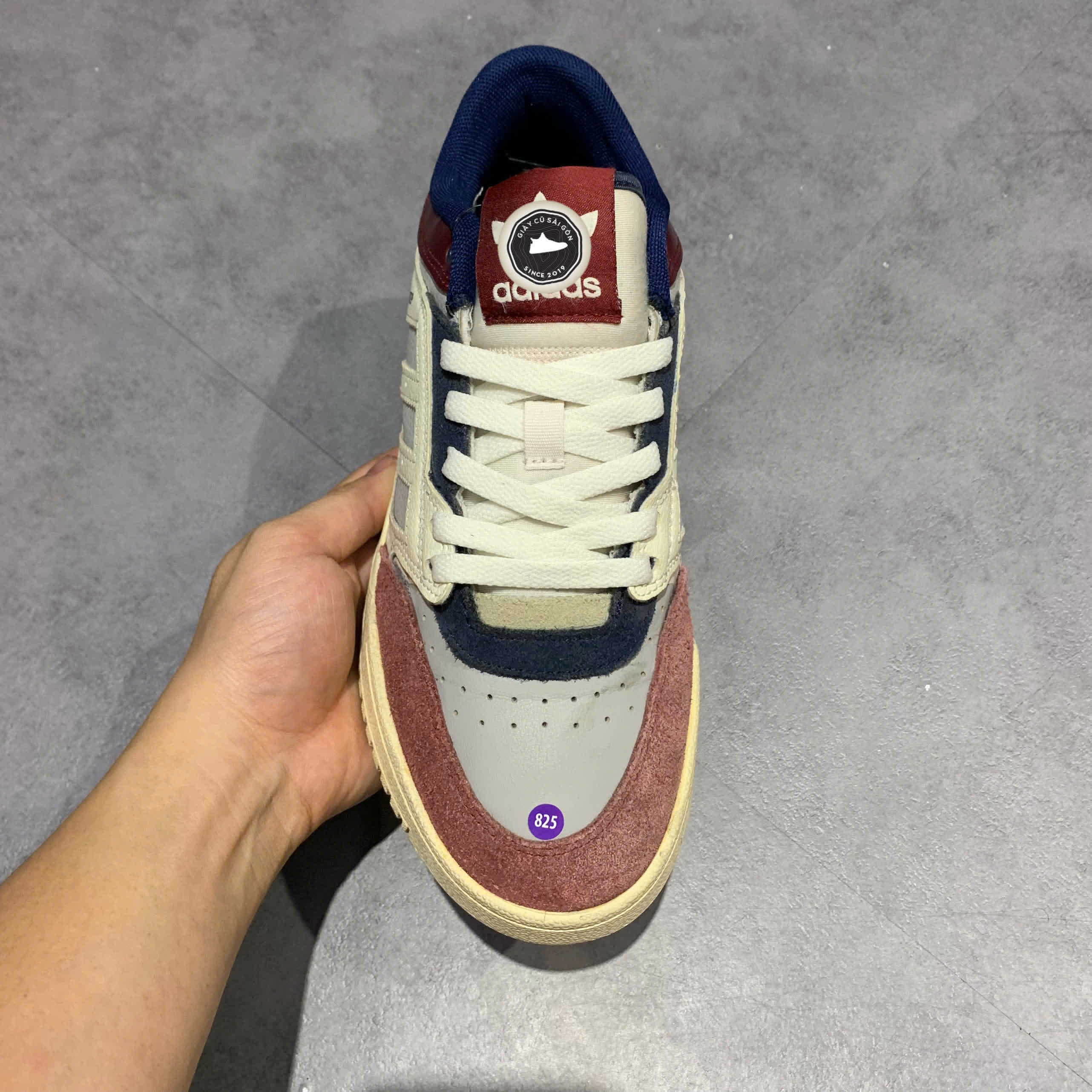 ADIDAS ORIGINALS DROP STEP LOW DIRECTIONAL NAVY RED HQ7118 - GIÀY 2HAND