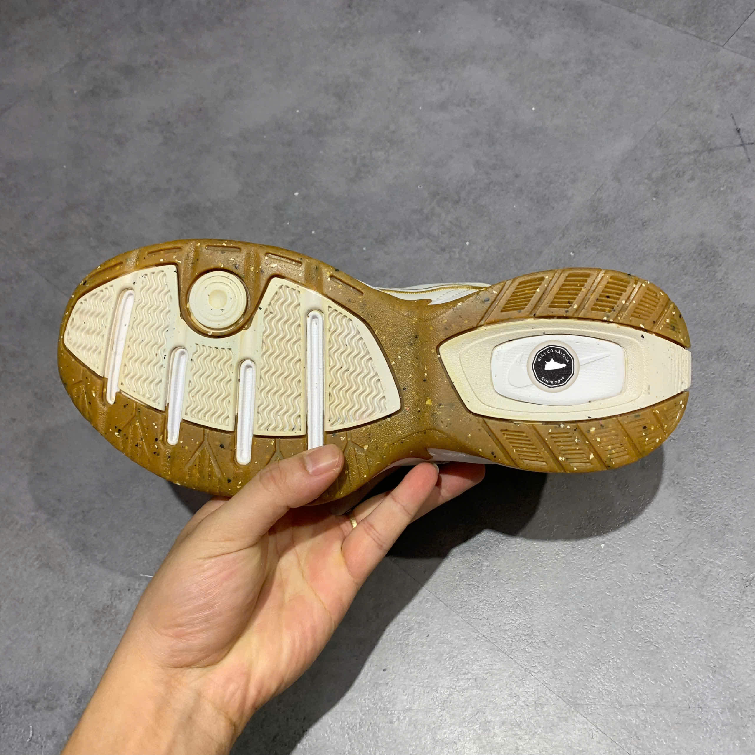 Giày 2hand Monarch IV 'White Lucky Green Gold' 415445-103 SIZE 40.5 pvn17670