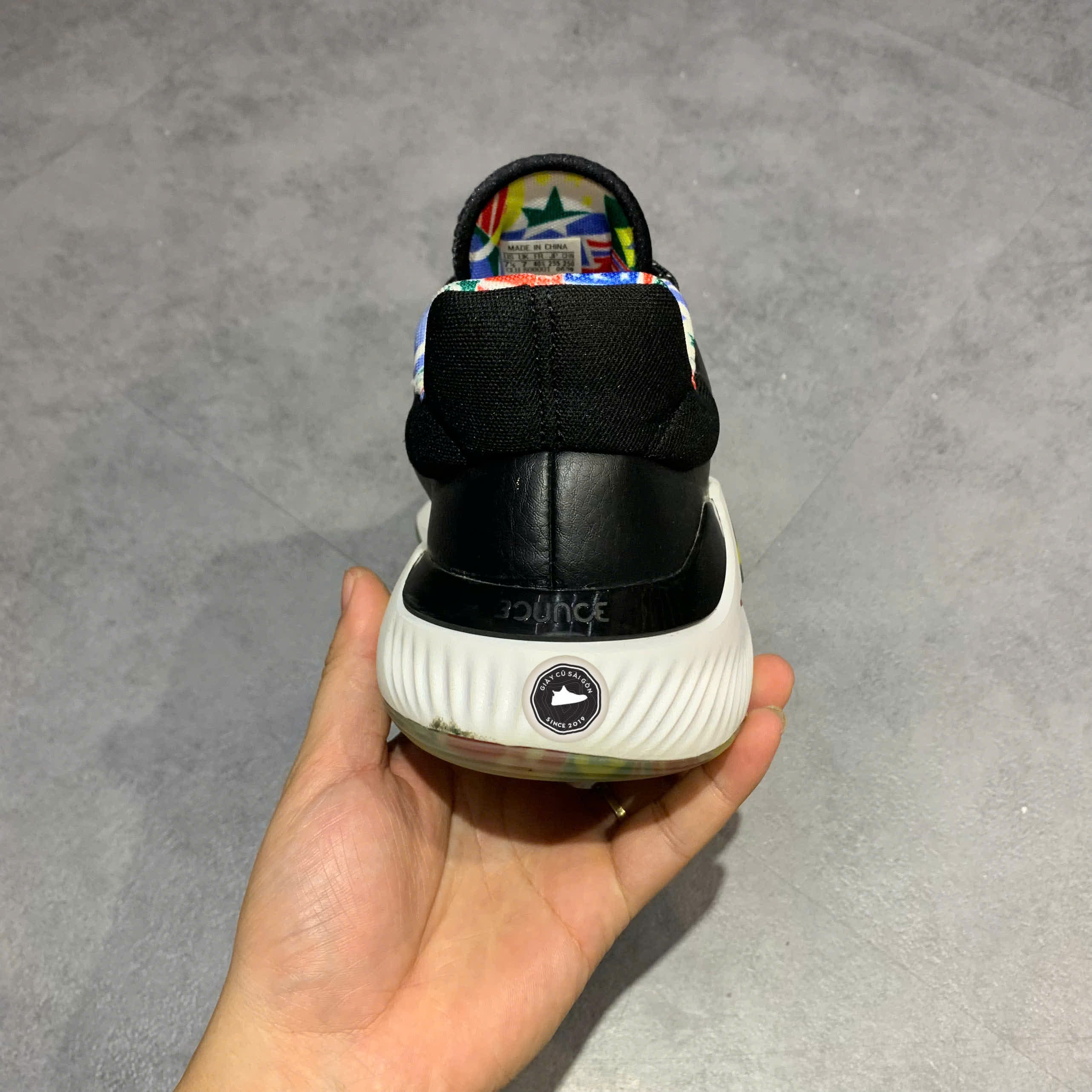 Giày 2hand Pro Bounce 2019 Low 'Black' EG1536 SIZE 40 2/3 pvn17647