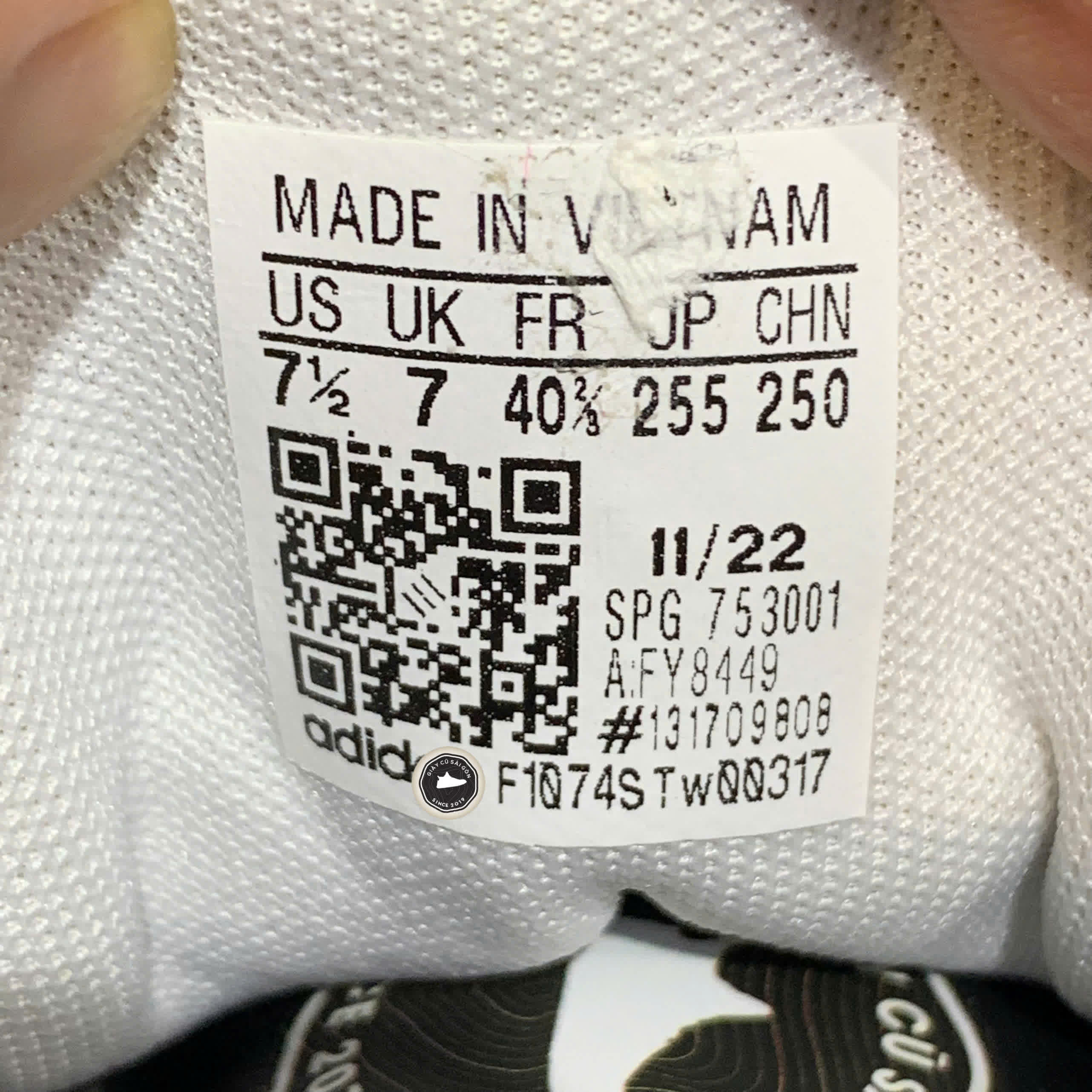 Giày 2hand Daily 3.0 'Cloud White' FY8449 SIZE 40 2/3 pvn17736