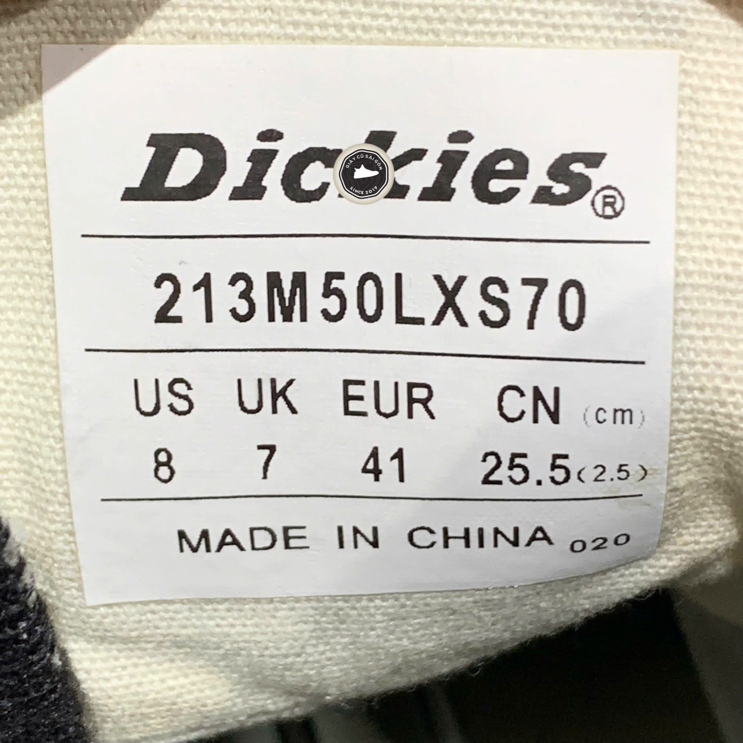 GIÀY 2HAND  DICKIES LOGO SIZE 41 PVN17764