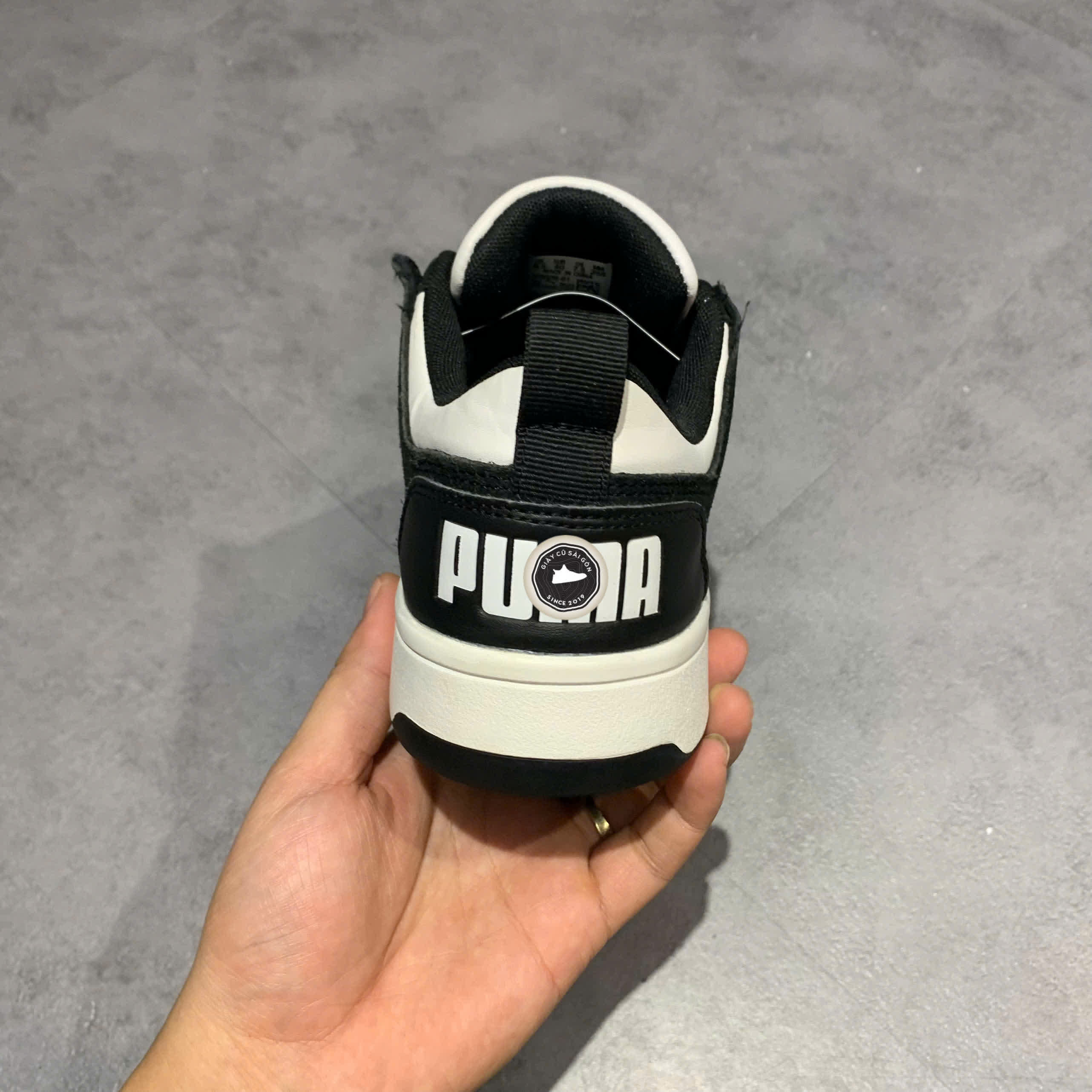 PUMA REBOUND LAYUP LO SD BLACK/WHITE 370539-01 - GIÀY 2HAND