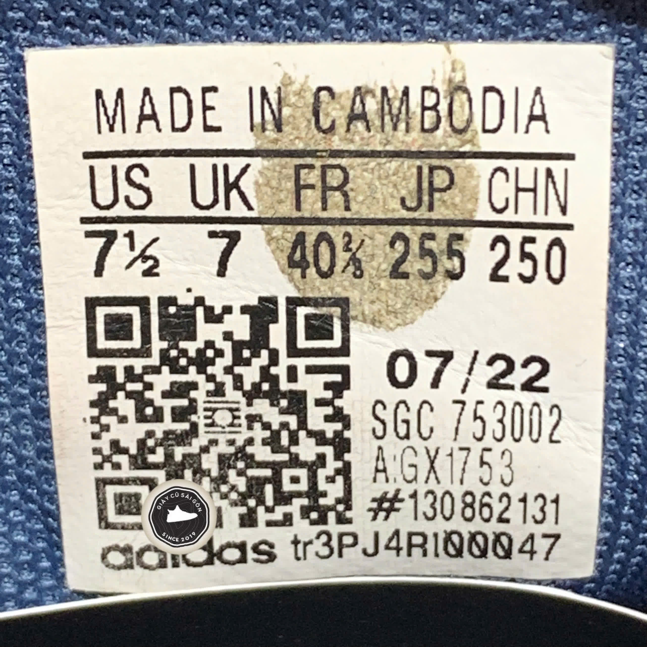 GIÀY 2HAND  DAILY 3.0 -Code: GX1753 SIZE 40 2/3 PVN17776