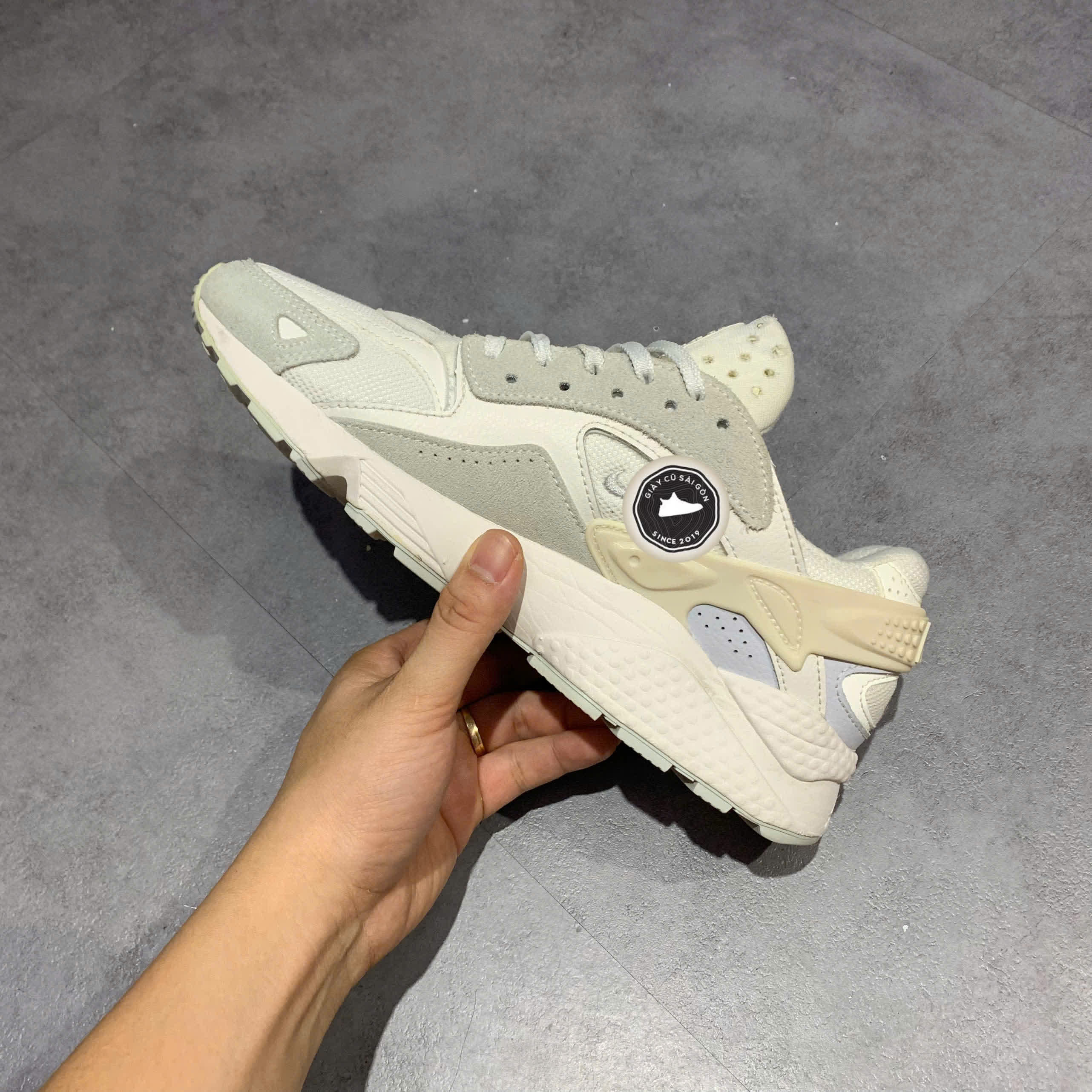 GIÀY 2HAND Huarache Runner ‘White Platinum’ DZ3306-100 SIZE 41 PVN17770