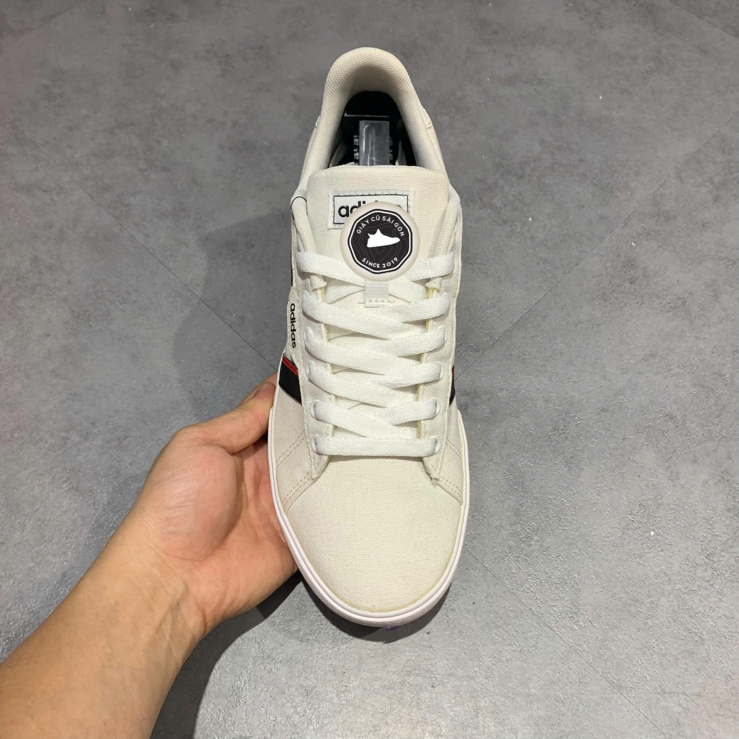 GIÀY 2HAND neo Daily 3.0 'White Black Red' FZ3272 SIZE 41 1/3 PVN17599