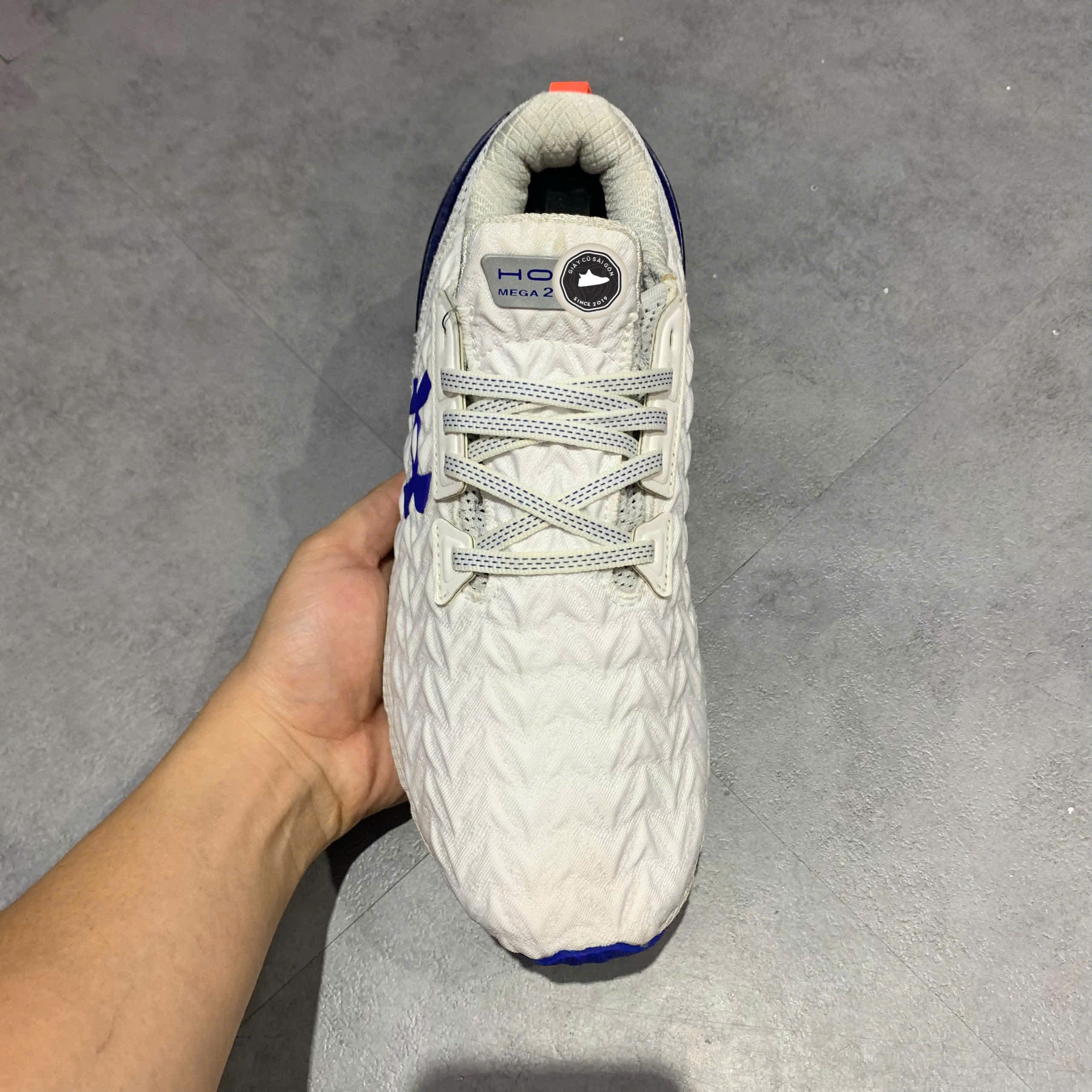 Giày 2hand HOVR Mega 2 'White Orange' 3025472-100 SIZE 42 PVN17604